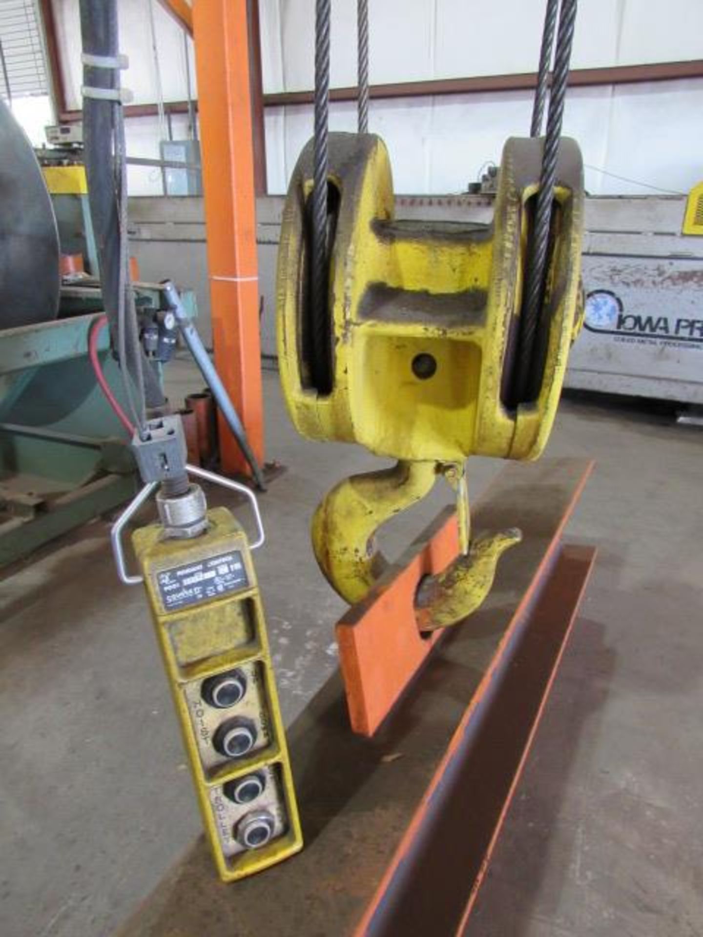 Yale Series 2000 10 Ton Freestanding Monorail Overhead Hoist System - Image 8 of 9