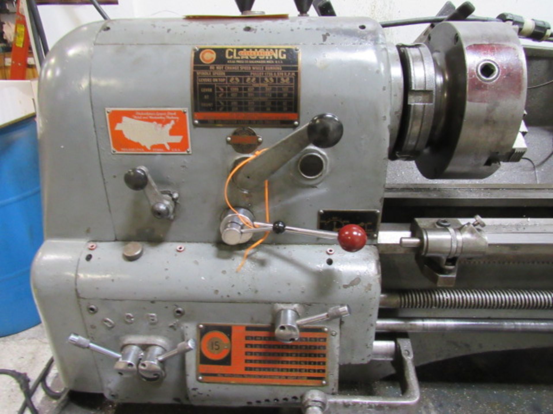 Clausing Colchester Engine Lathe - Image 3 of 5