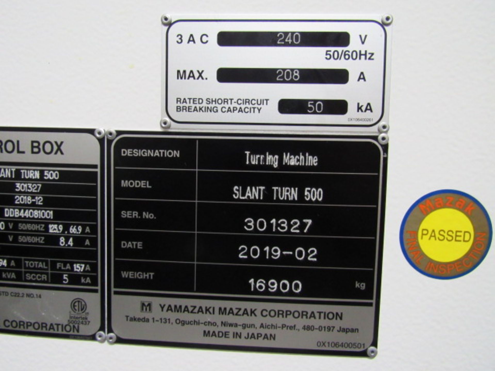 Mazak Slant Turn 500 CNC Turning Center - Image 6 of 7