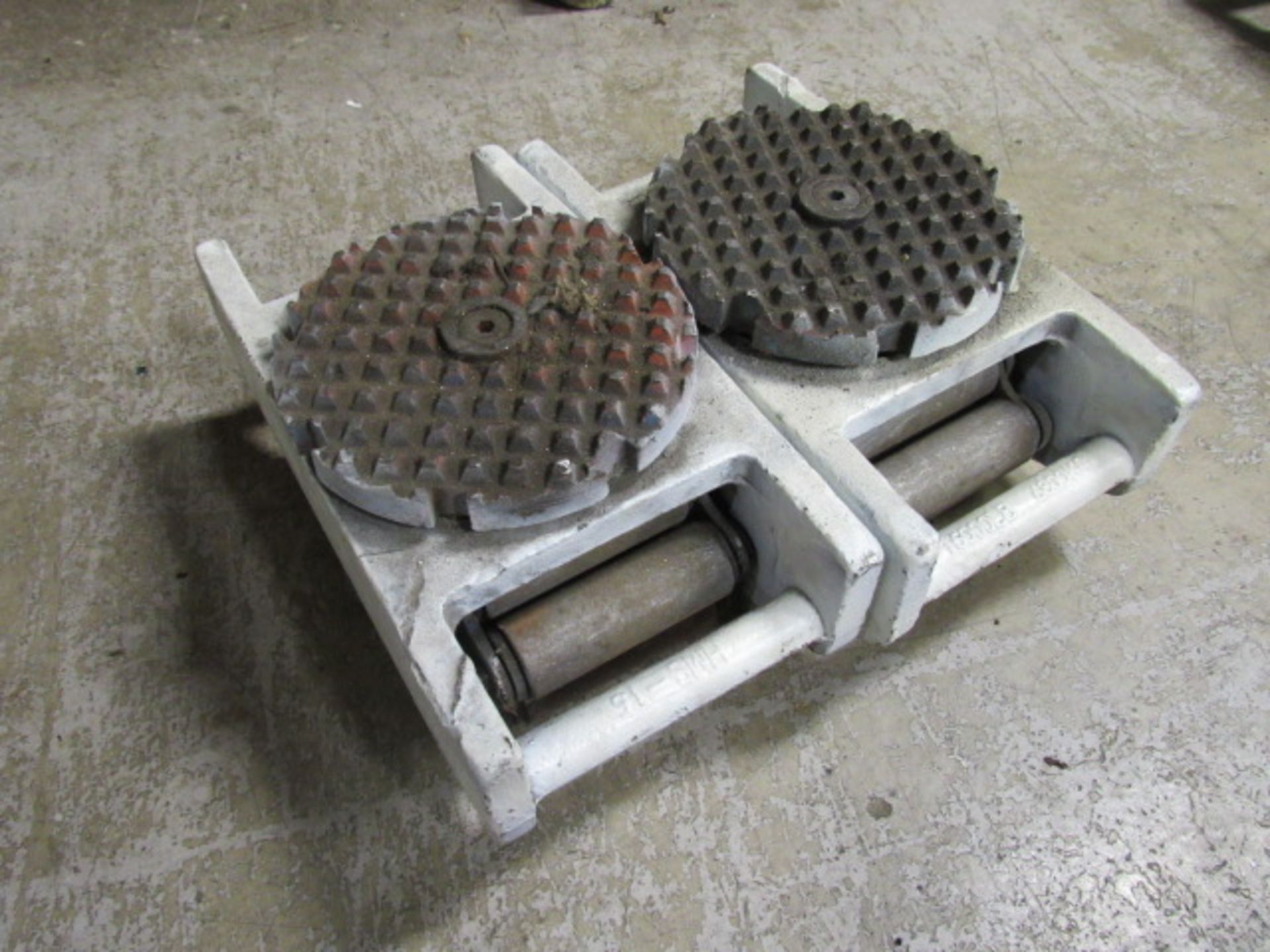 (2) 12,000lb Swivel Machine Skates