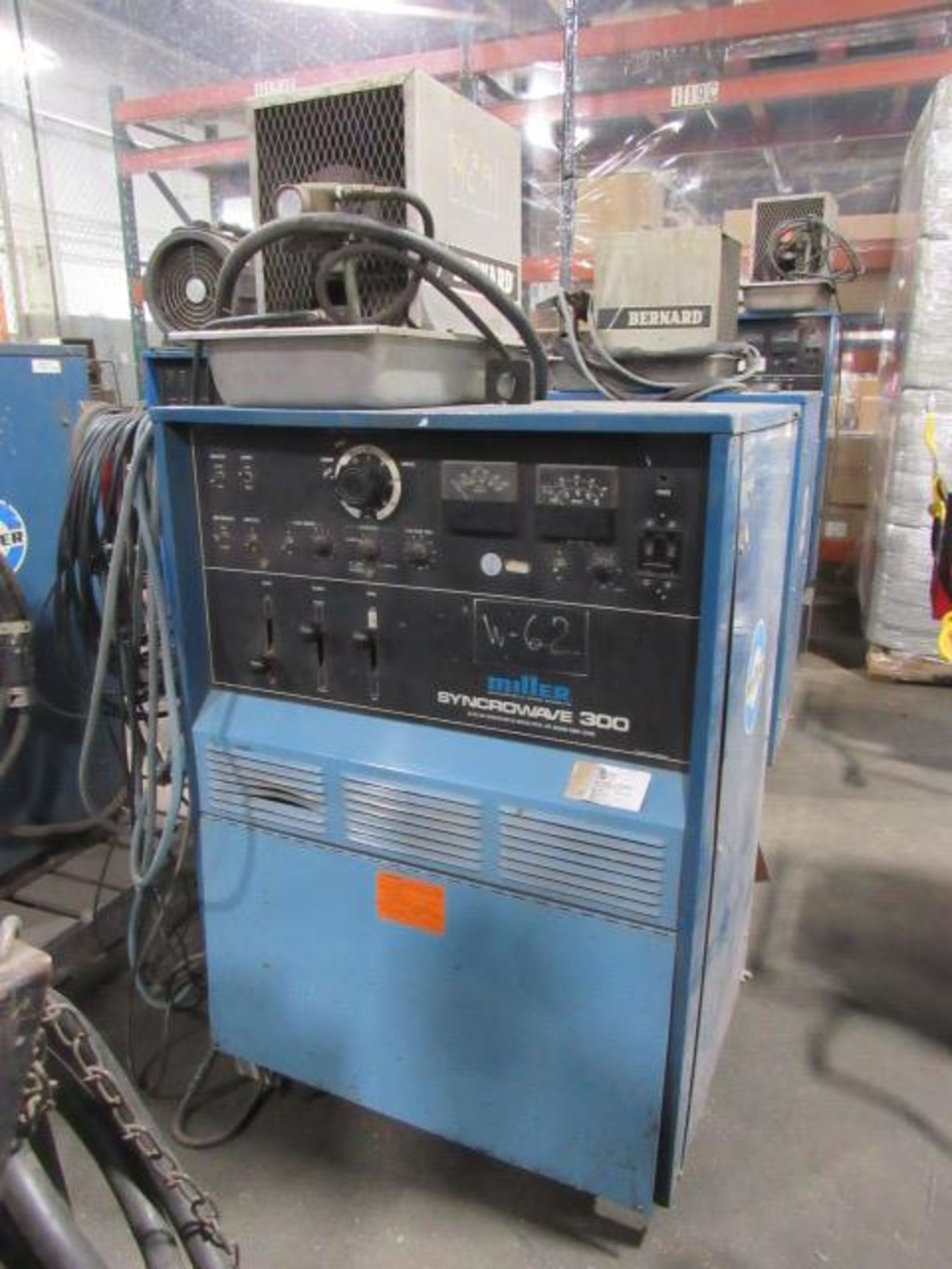Miller Syncrowave 300 Power Source with Bernard Chiller, sn:JD714647
