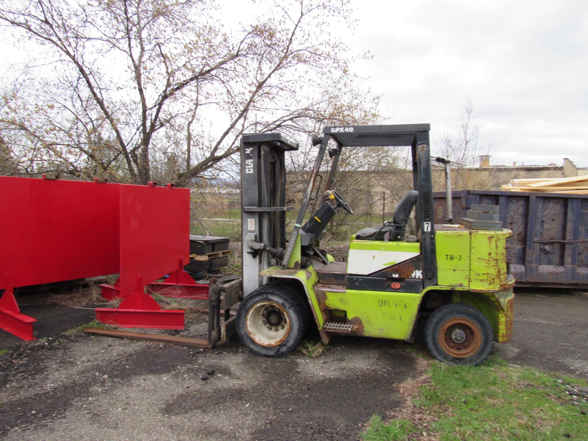 Clark GPX40 7,000lb Capacity Diesel Forklift - Bild 4 aus 4