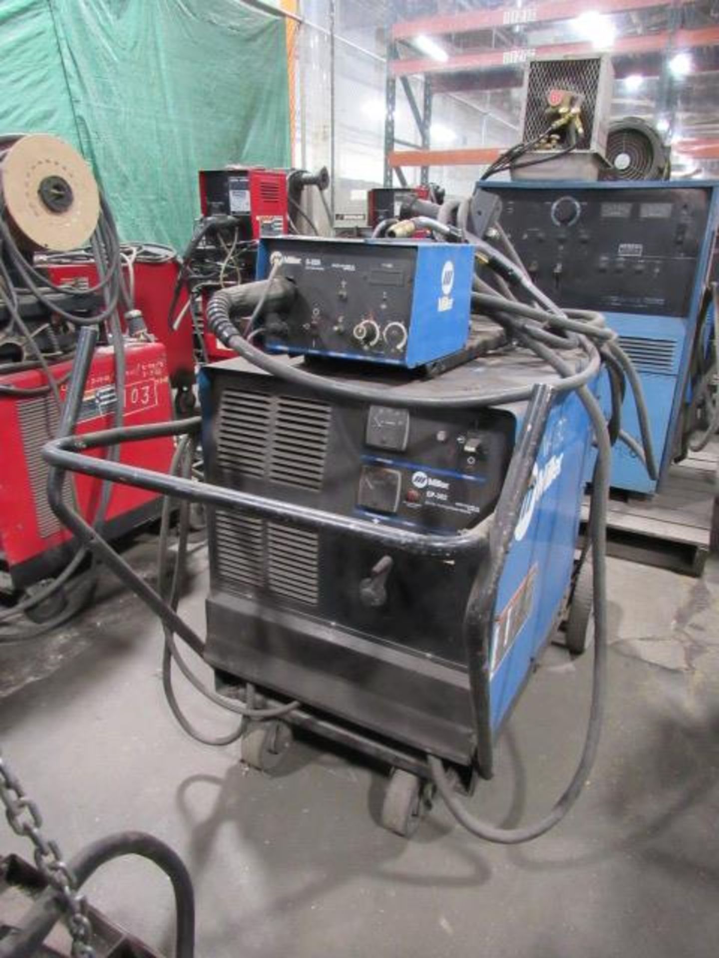 Miller CP-302 Portable Welder with S-22A Wire Feeder, sn:LE463198