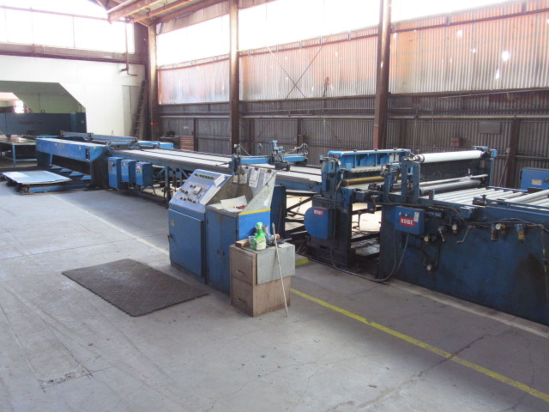 Rowe Herr-Voss 48'' x 18ga. Straightening/Cut to Length Line - Image 5 of 11