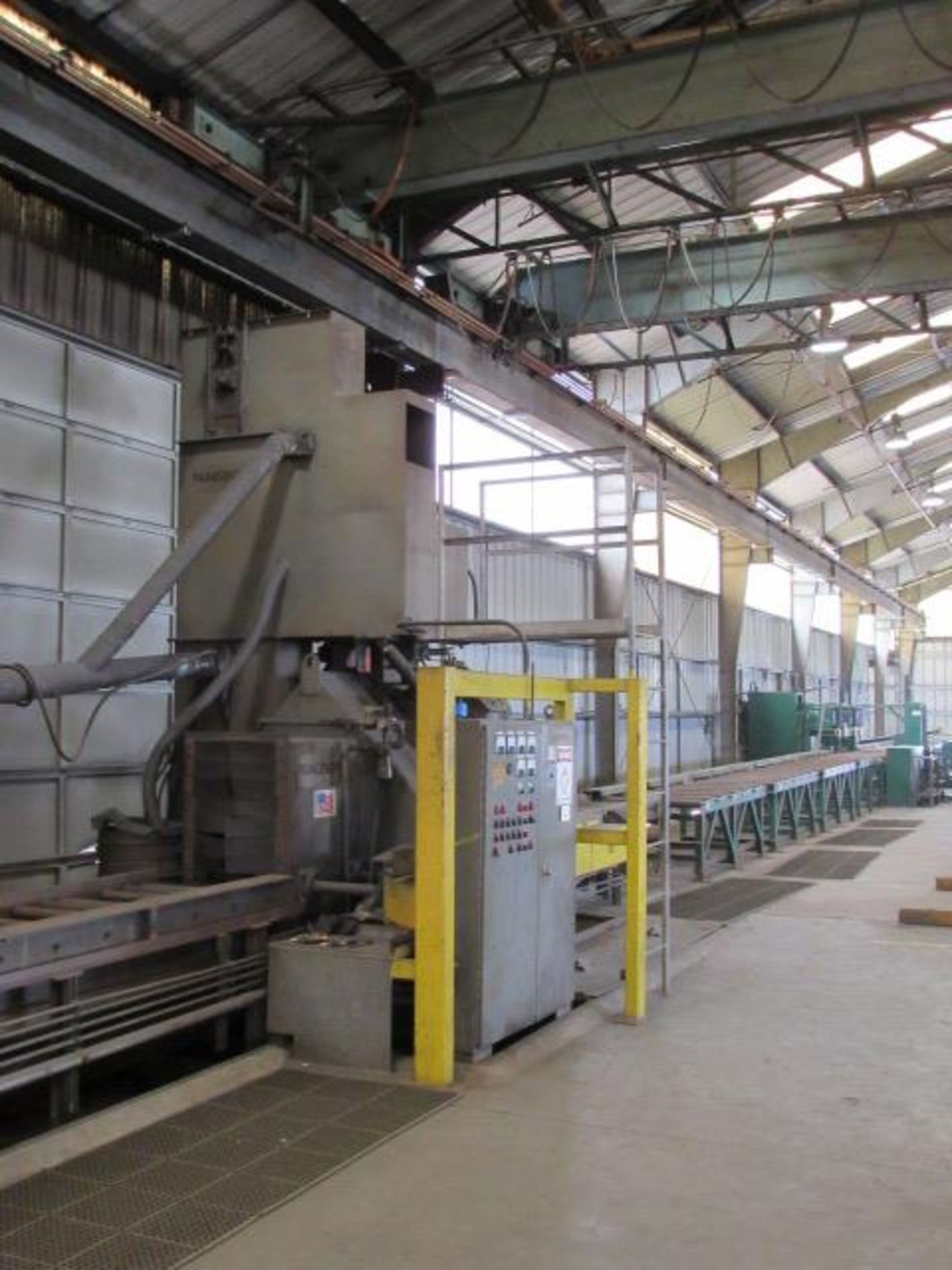 Pangborn ES1885-22 RK Conveyor Rotoblast Machine - Image 8 of 8