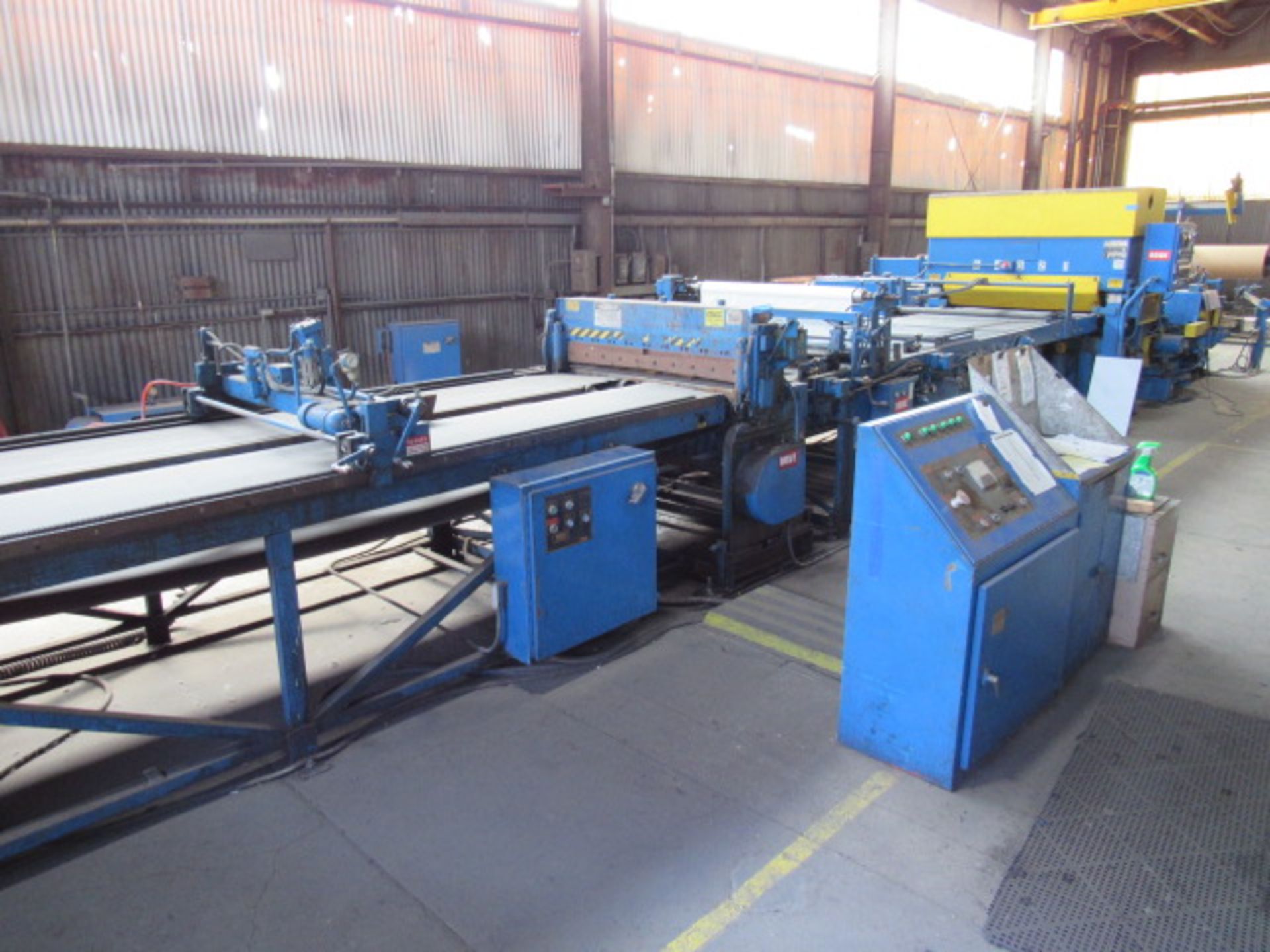 Rowe Herr-Voss 48'' x 18ga. Straightening/Cut to Length Line - Image 4 of 11