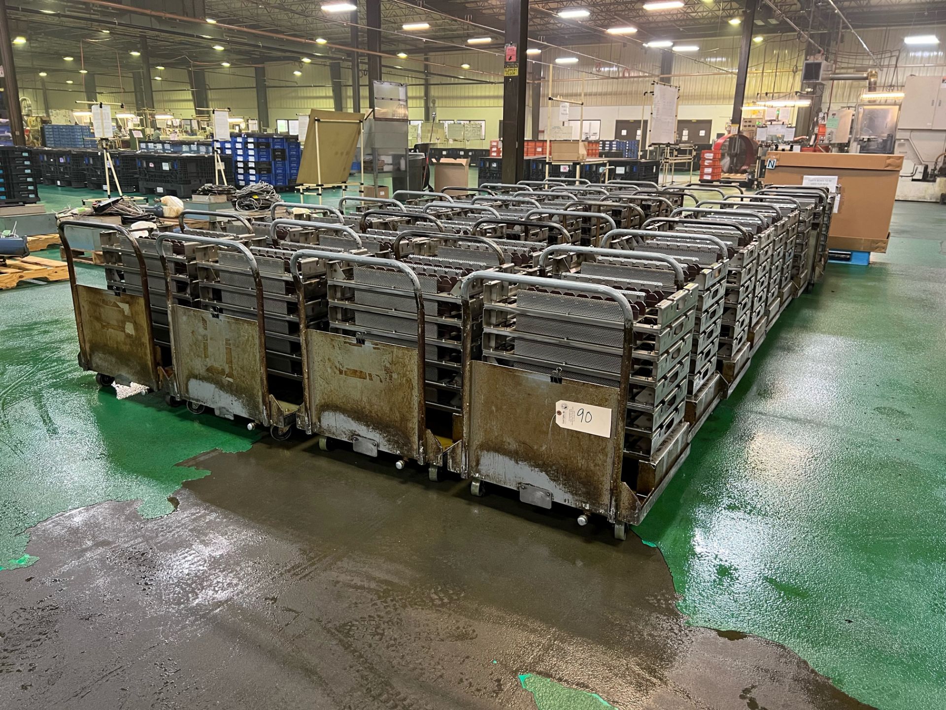 Approx. (36) Portable Stock Carts (used with Amada S10 & J10 Part Unloaders)