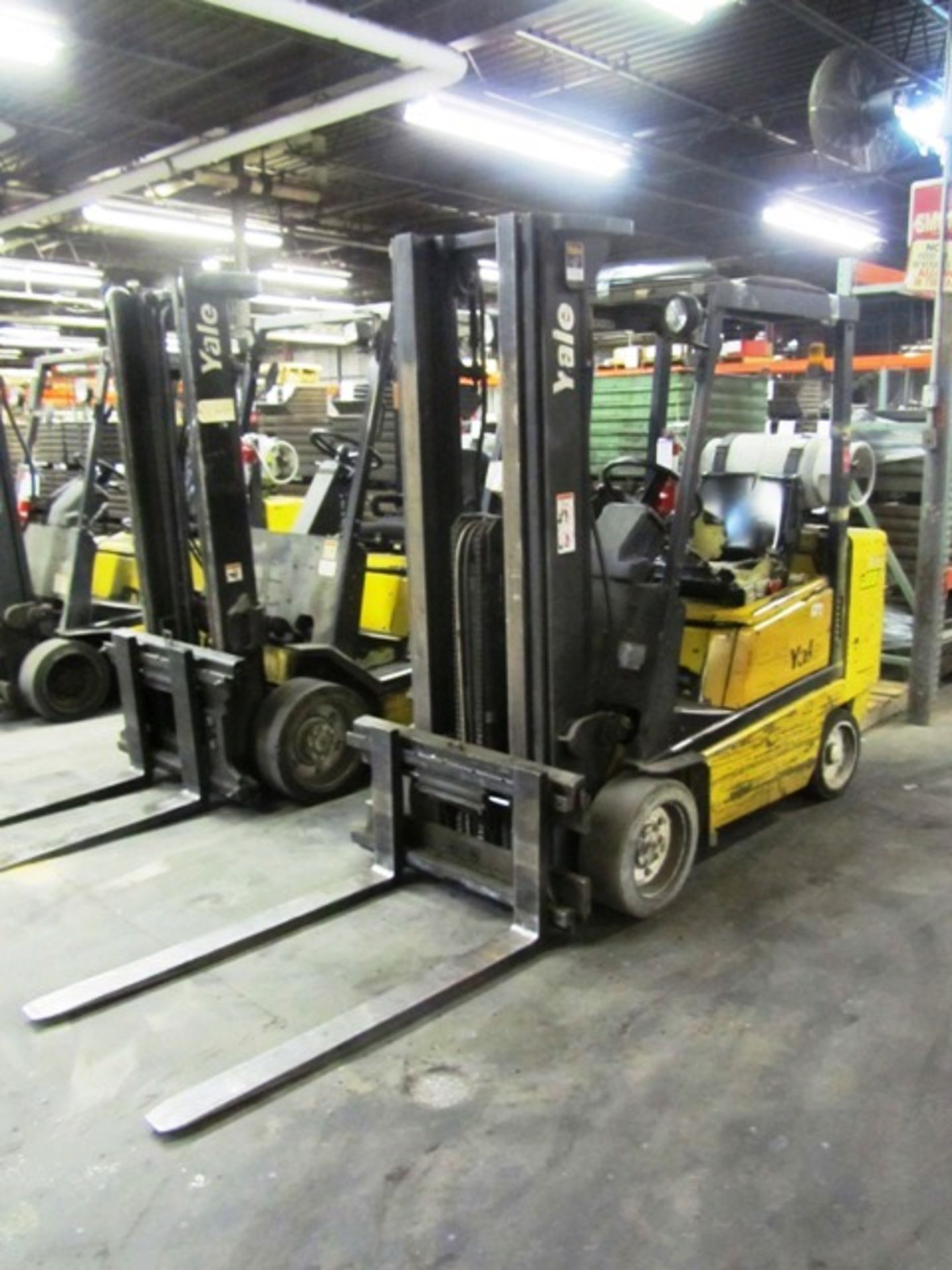 Yale Model GLC050DENUAE083 5,000lb Capacity Propane Forklift