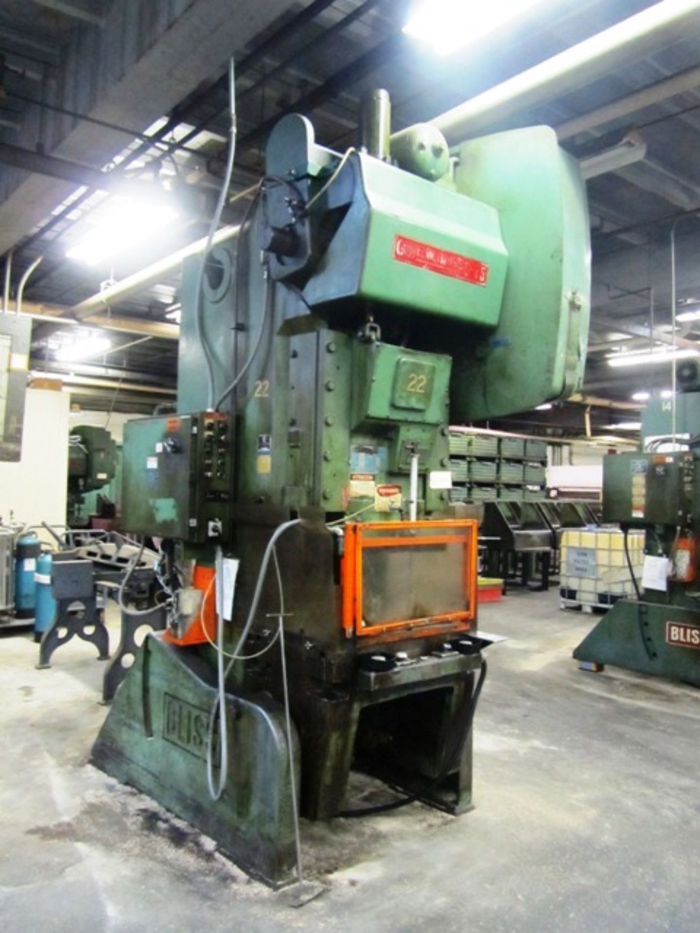 Bliss C-75 75-Ton OBI Punch Press