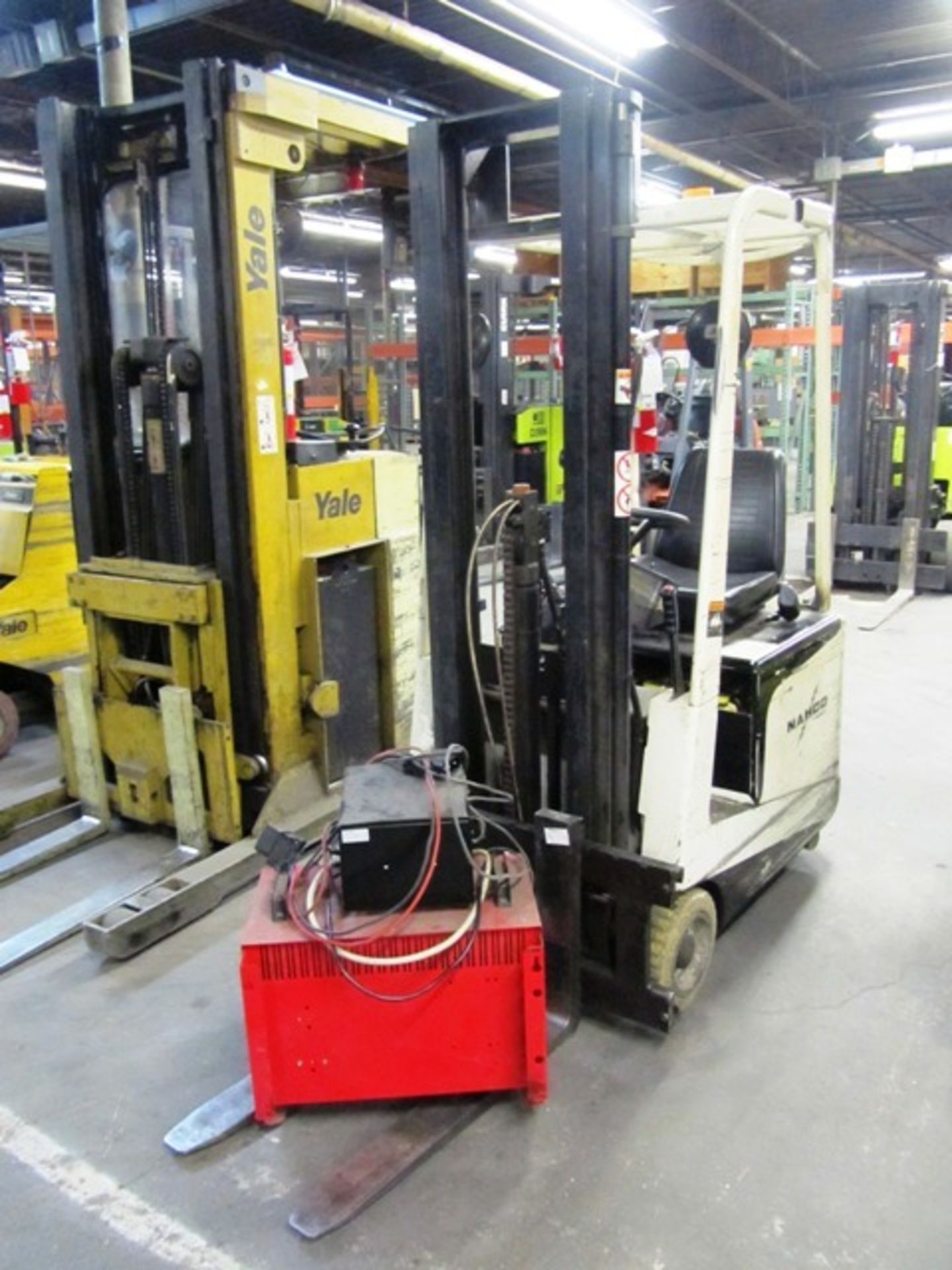 Namco Mariotti 1,000kg Capacity Ride Along Electric Forklift