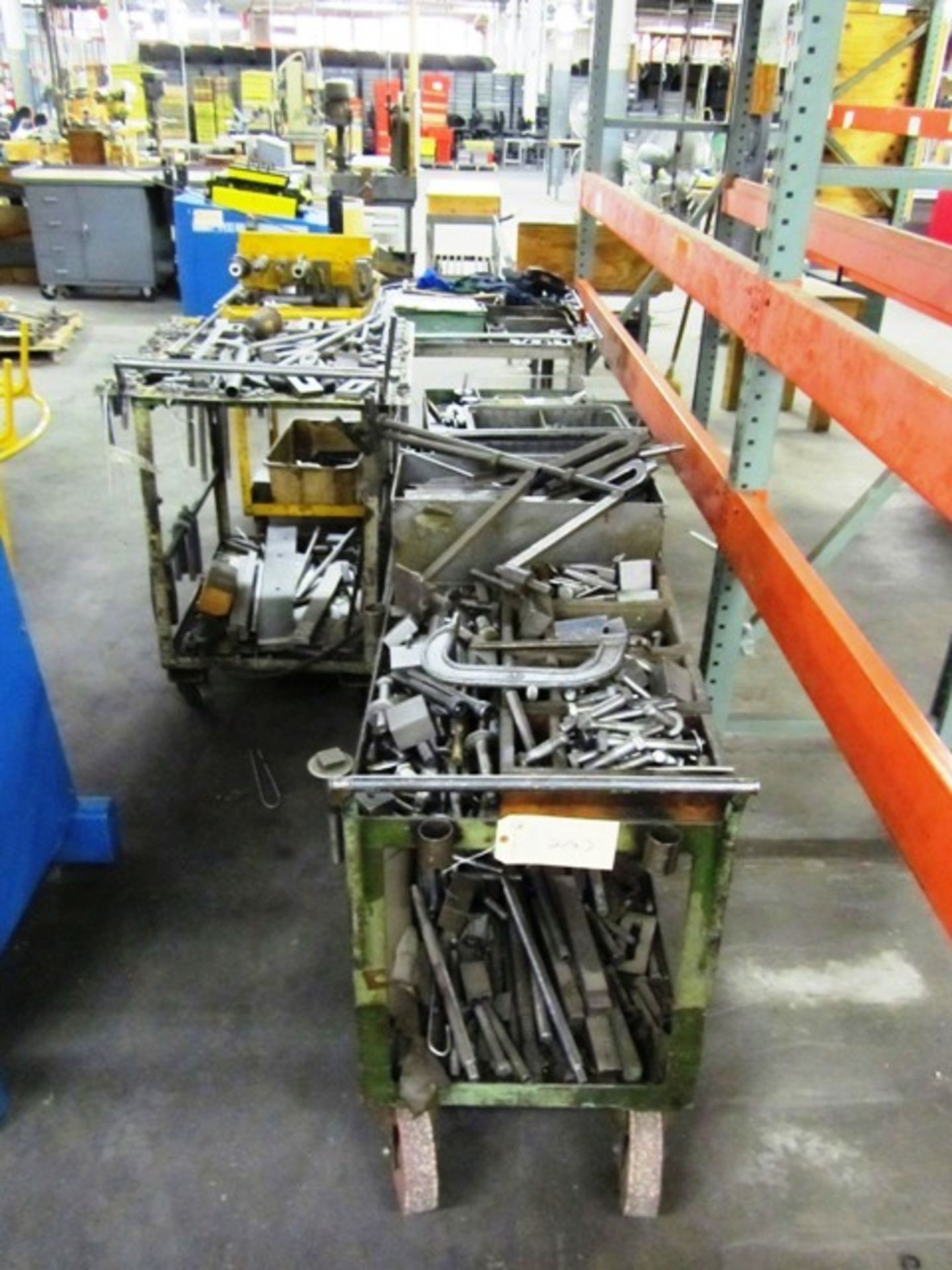 (4) Rolling Carts of Tie Down Tooling