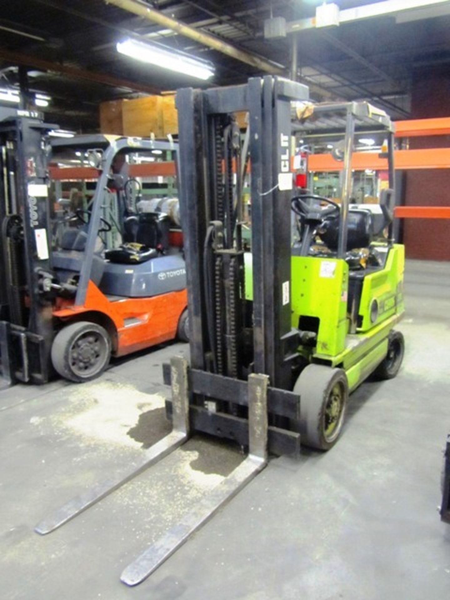 Clark Model GCX20E 3,000lb Capacity Propane Forklift