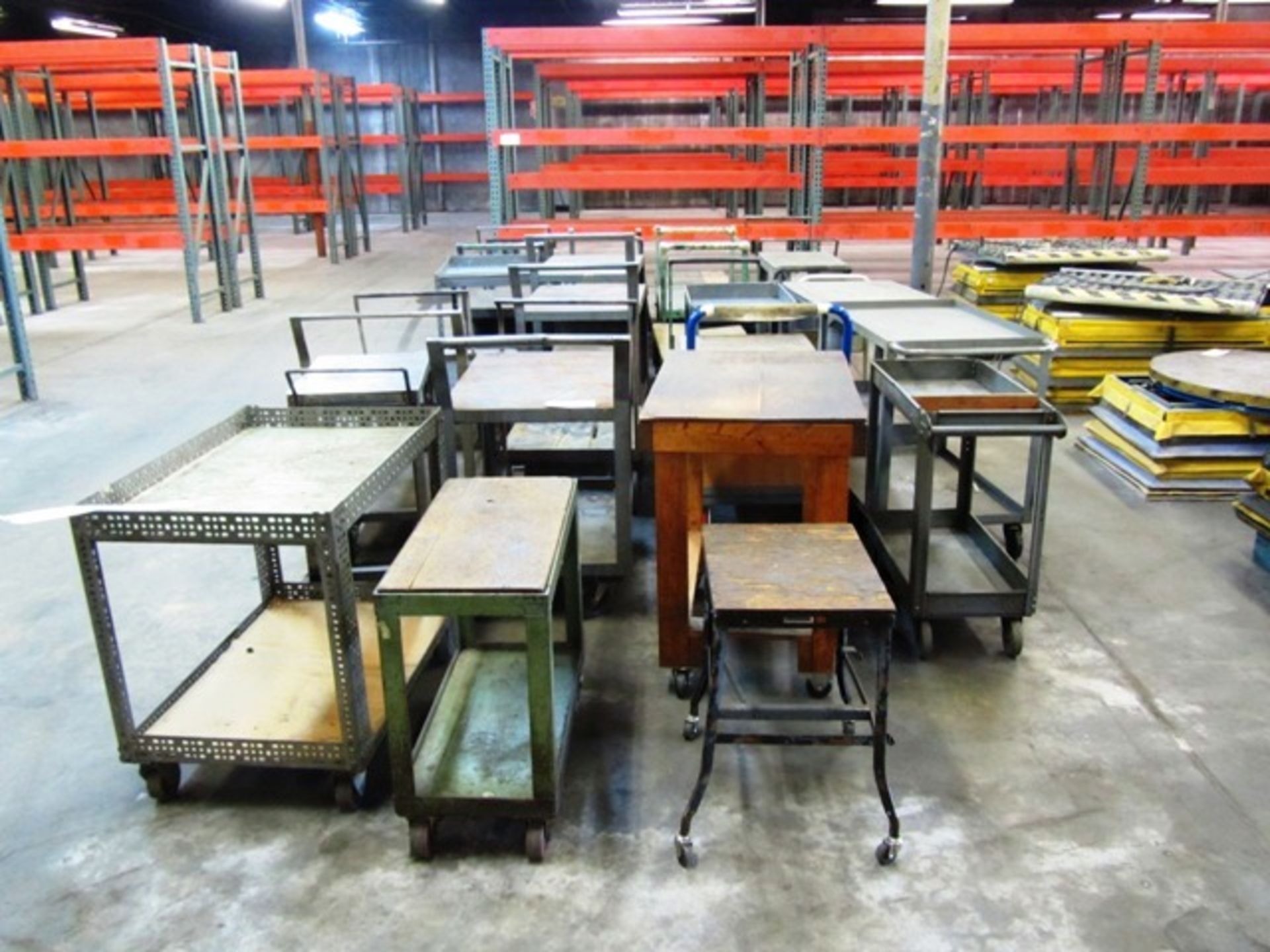 Approx (25) Portable Shop Carts