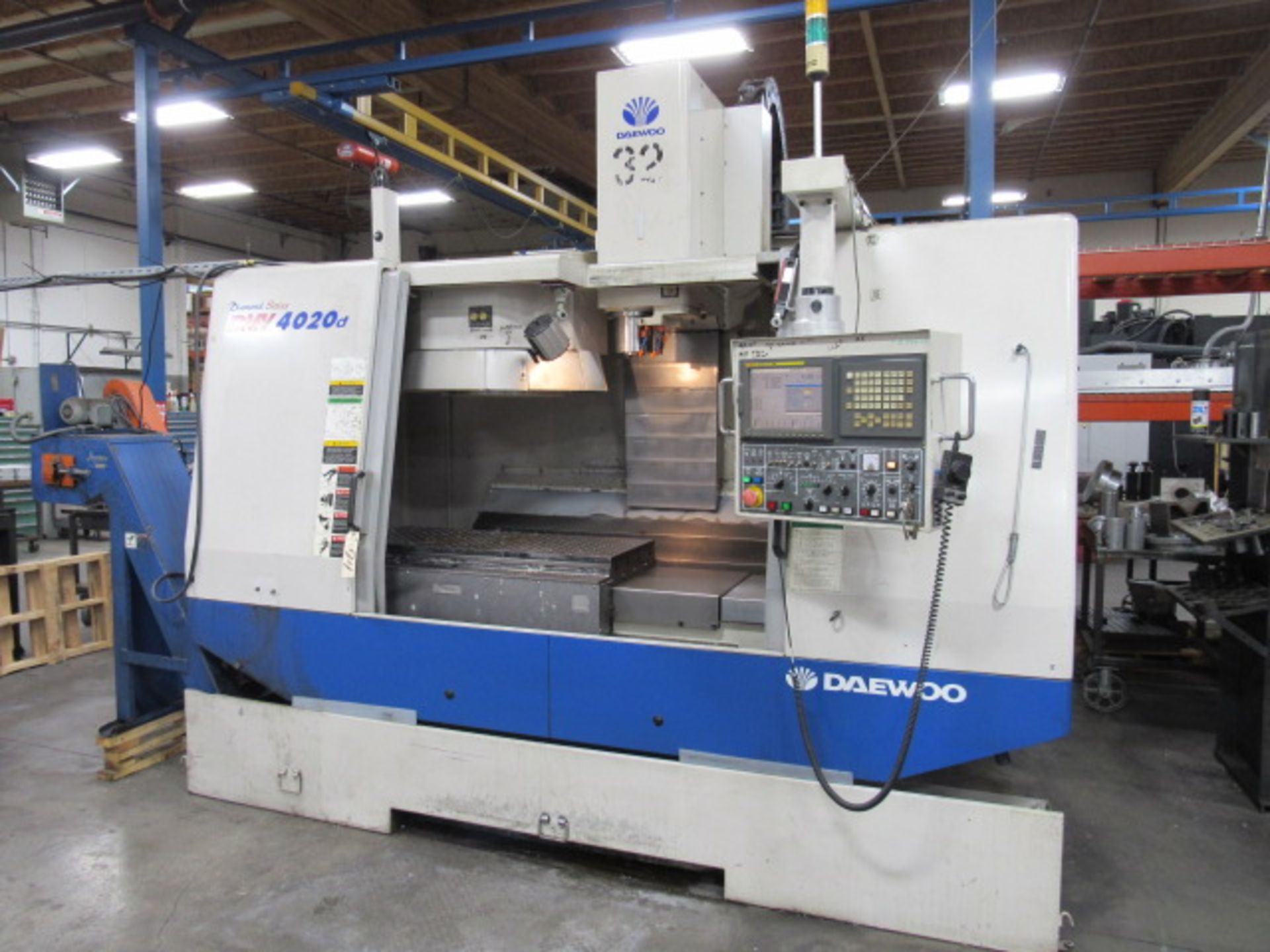 Daewoo DMV 4020d CNC Vertical Machining Center - Image 5 of 8