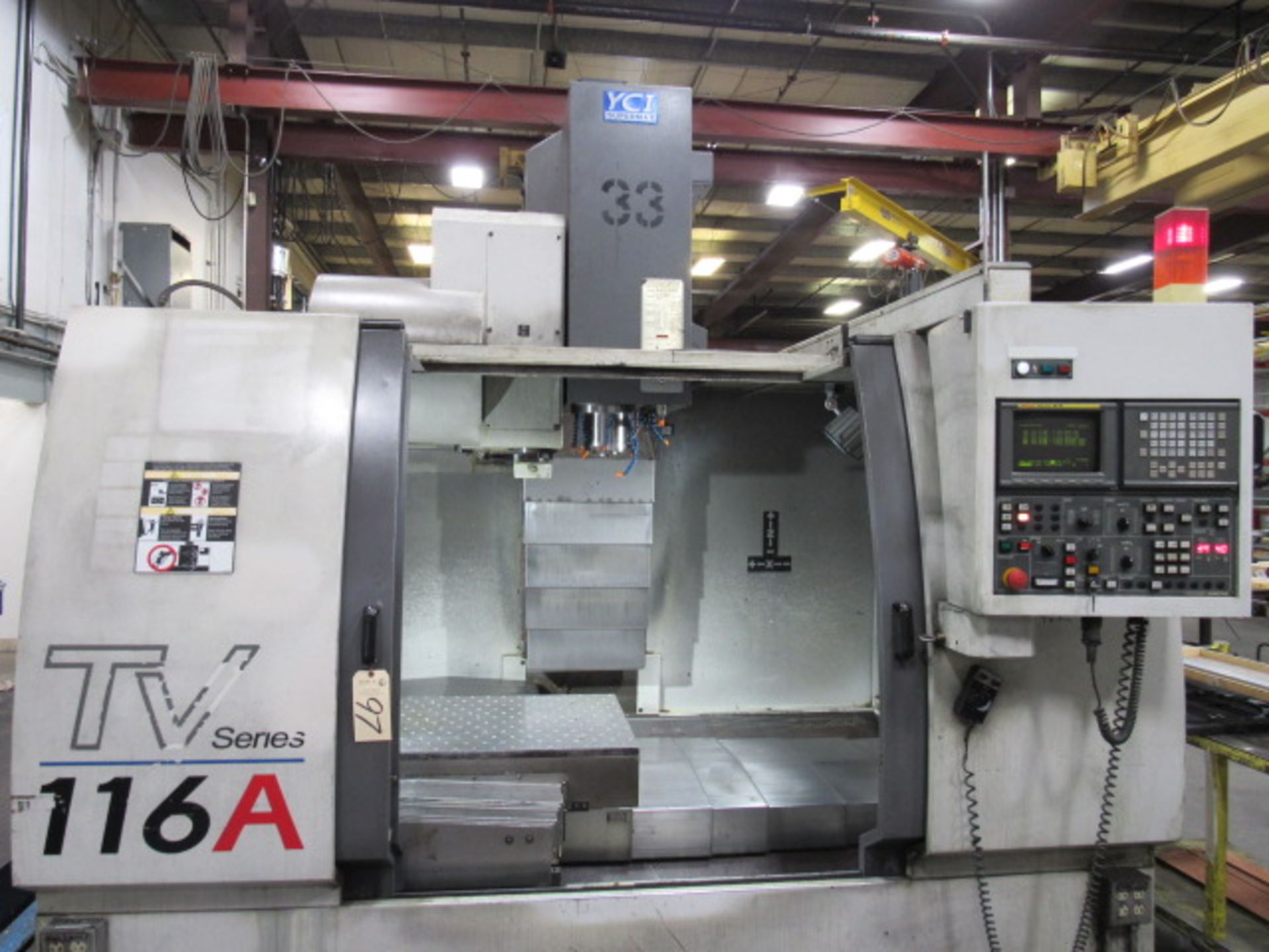 YCI Supermax TV 116A CNC Vertical Machining Center - Image 2 of 8