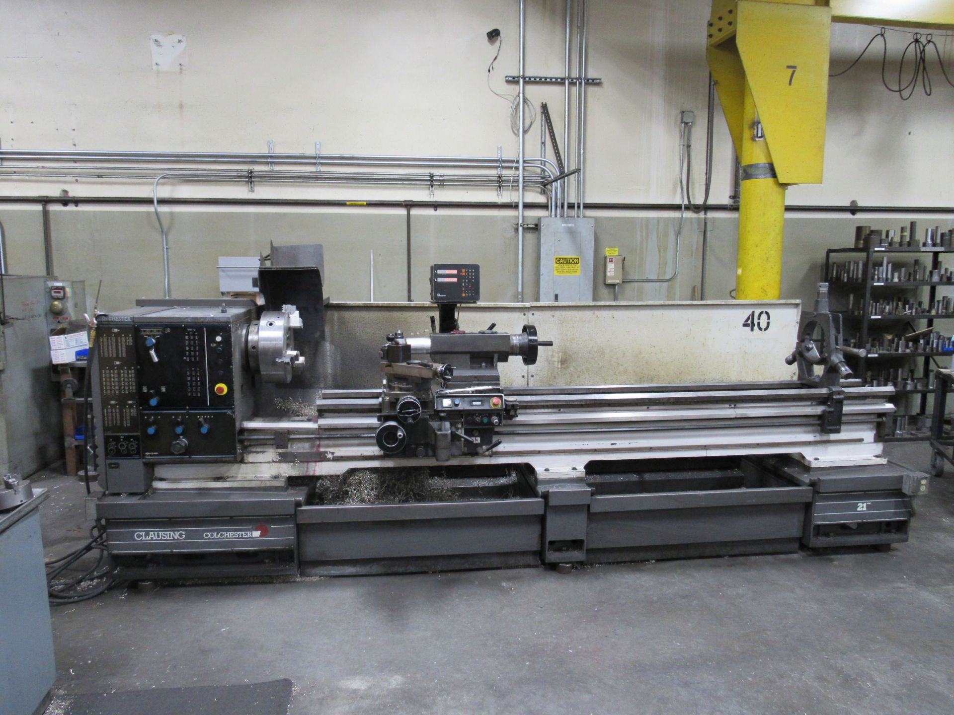 Clausing Colchester 21'' x 120'' Engine Lathe