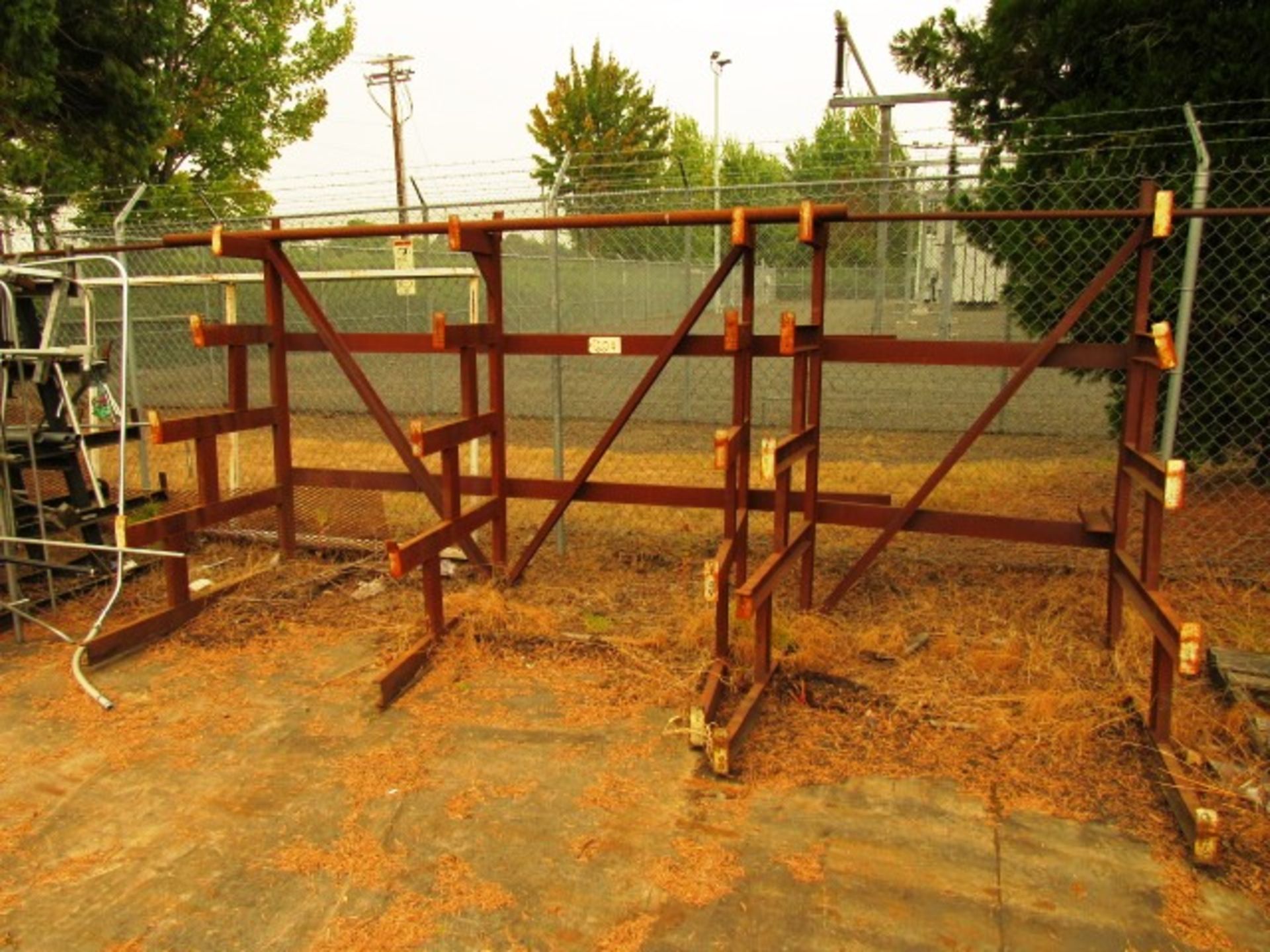 12'L x 6'H Steel Rack with Contents