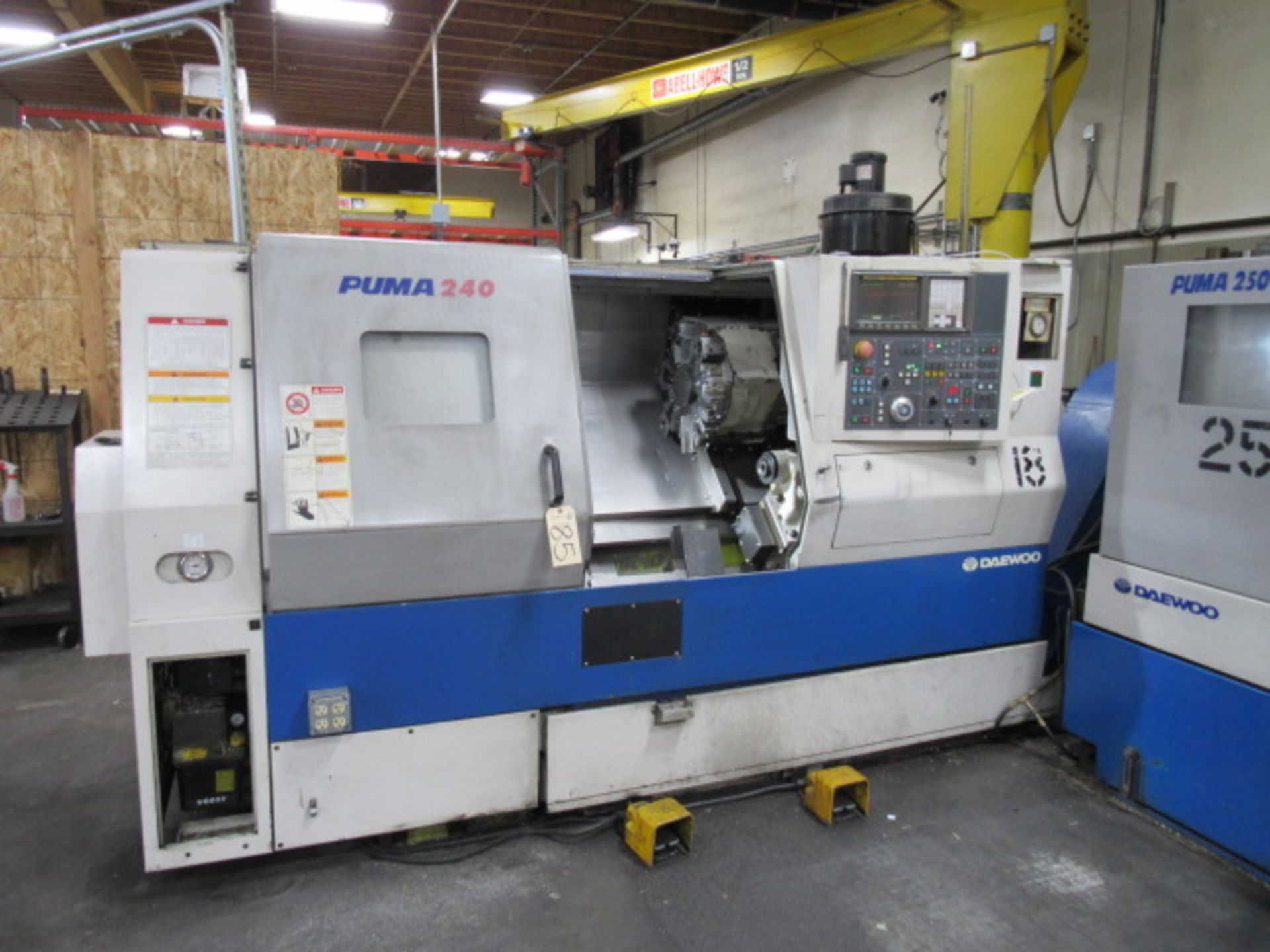 Daewoo Puma 240LB CNC Turning Center - Image 6 of 8