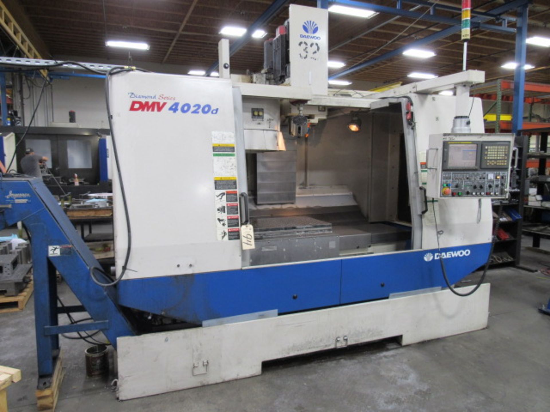 Daewoo DMV 4020d CNC Vertical Machining Center - Image 6 of 8