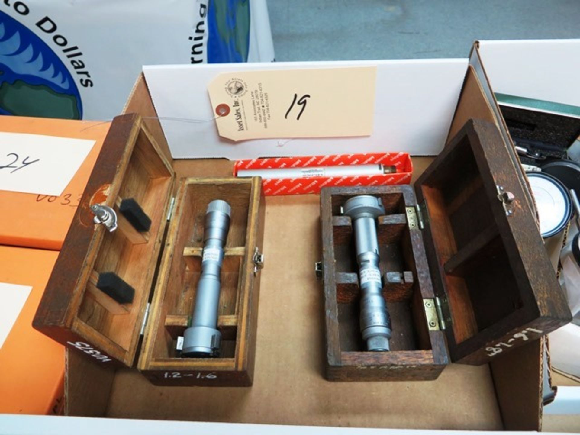 (2) Mitutoyo Hole Test Micrometers