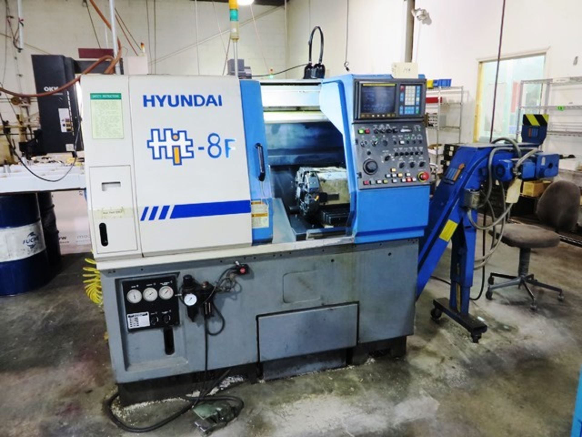 Hyundai HIT-8F CNC Turning Center - Image 3 of 5