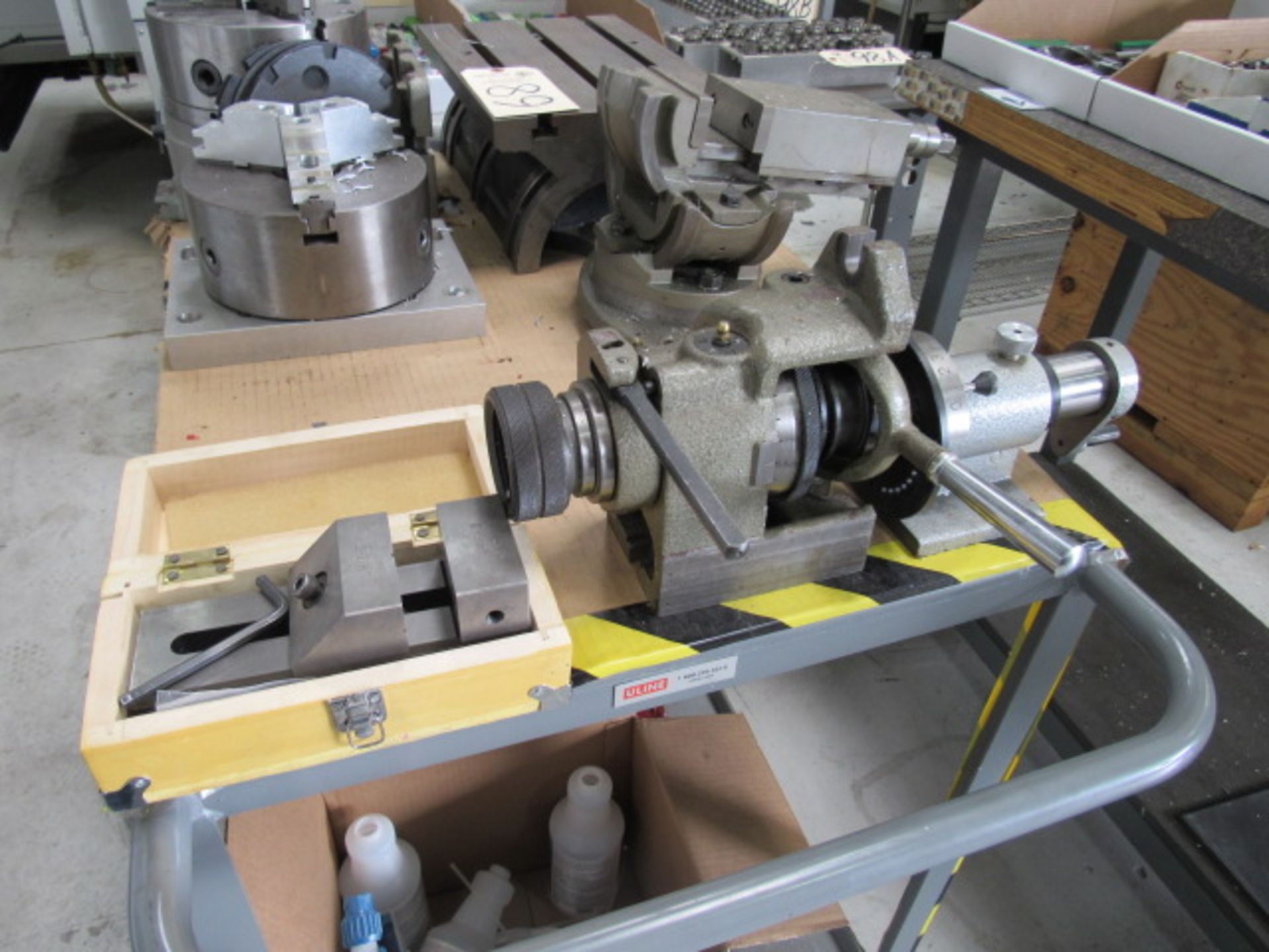 (2) 5C Collet Attachments & Quick Vise