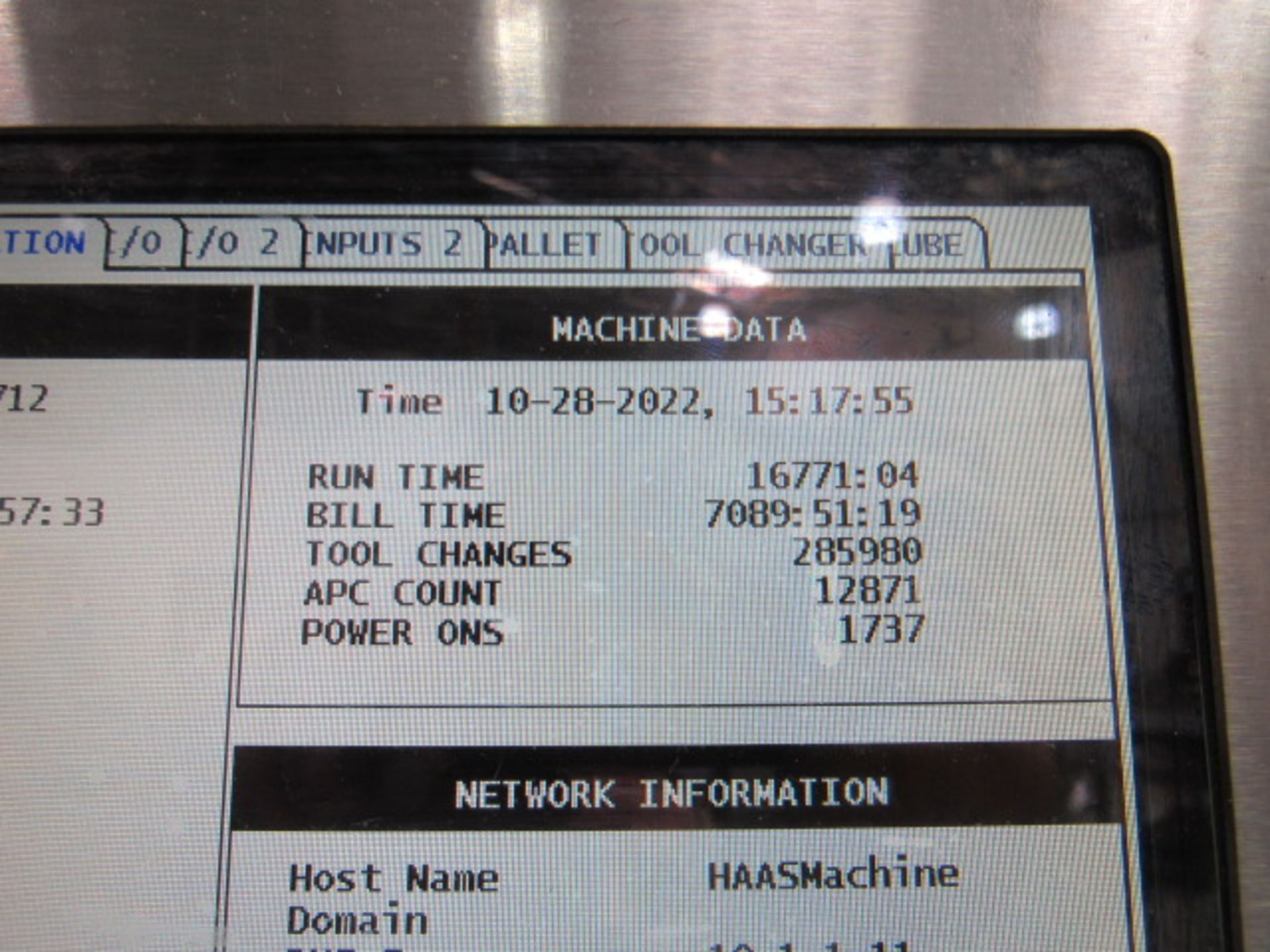 Haas EC400 4 Axis CNC Horizontal Machining Center - Image 5 of 12