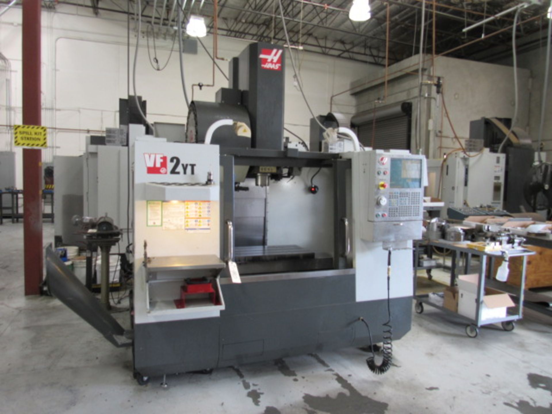 Haas VF-2YT Extended Travel CNC Vertical Machining Center - Image 4 of 8