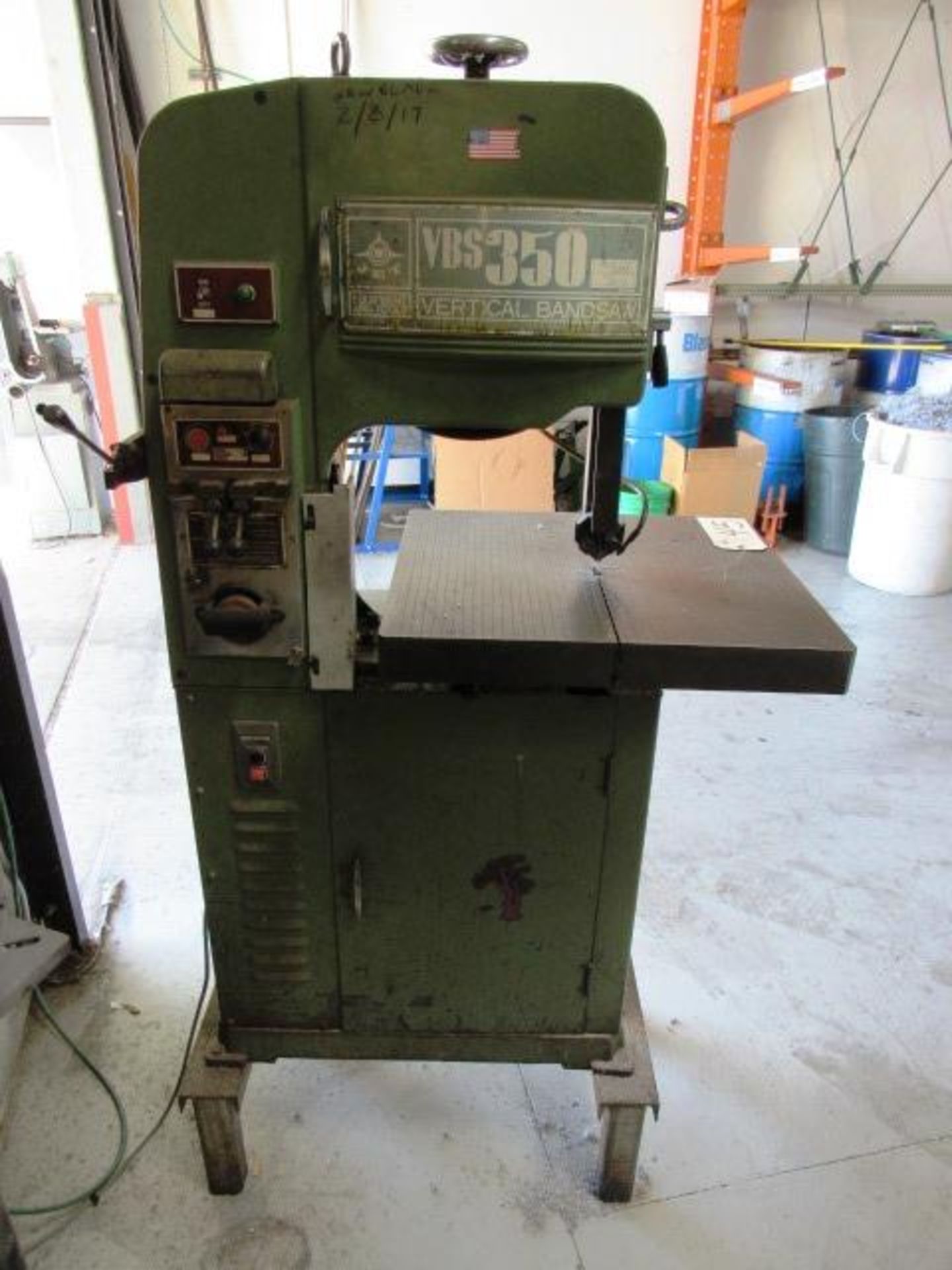 Jet VBS350 Vertical Bandsaw