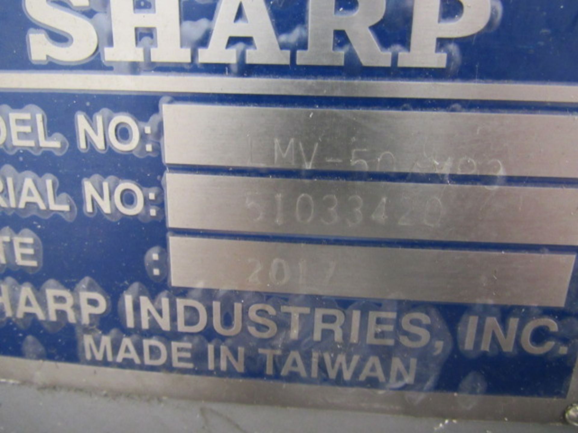 Sharp LMV-50/MP3 3-Axis CNC Milling Machine - Image 10 of 10