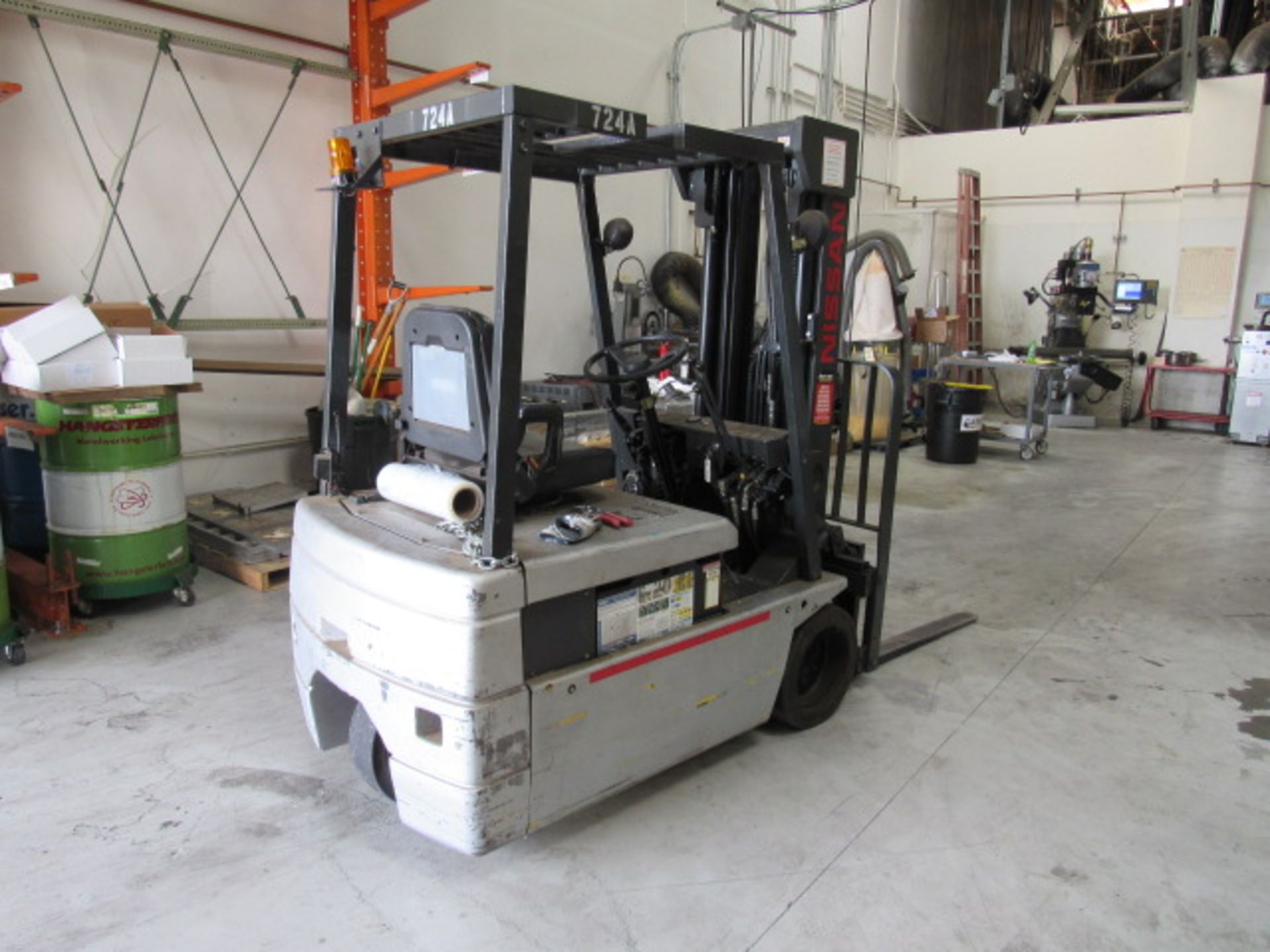 Nissan Model FB18MK-2 3,000lb Capacity Electric Forklift - Image 3 of 7