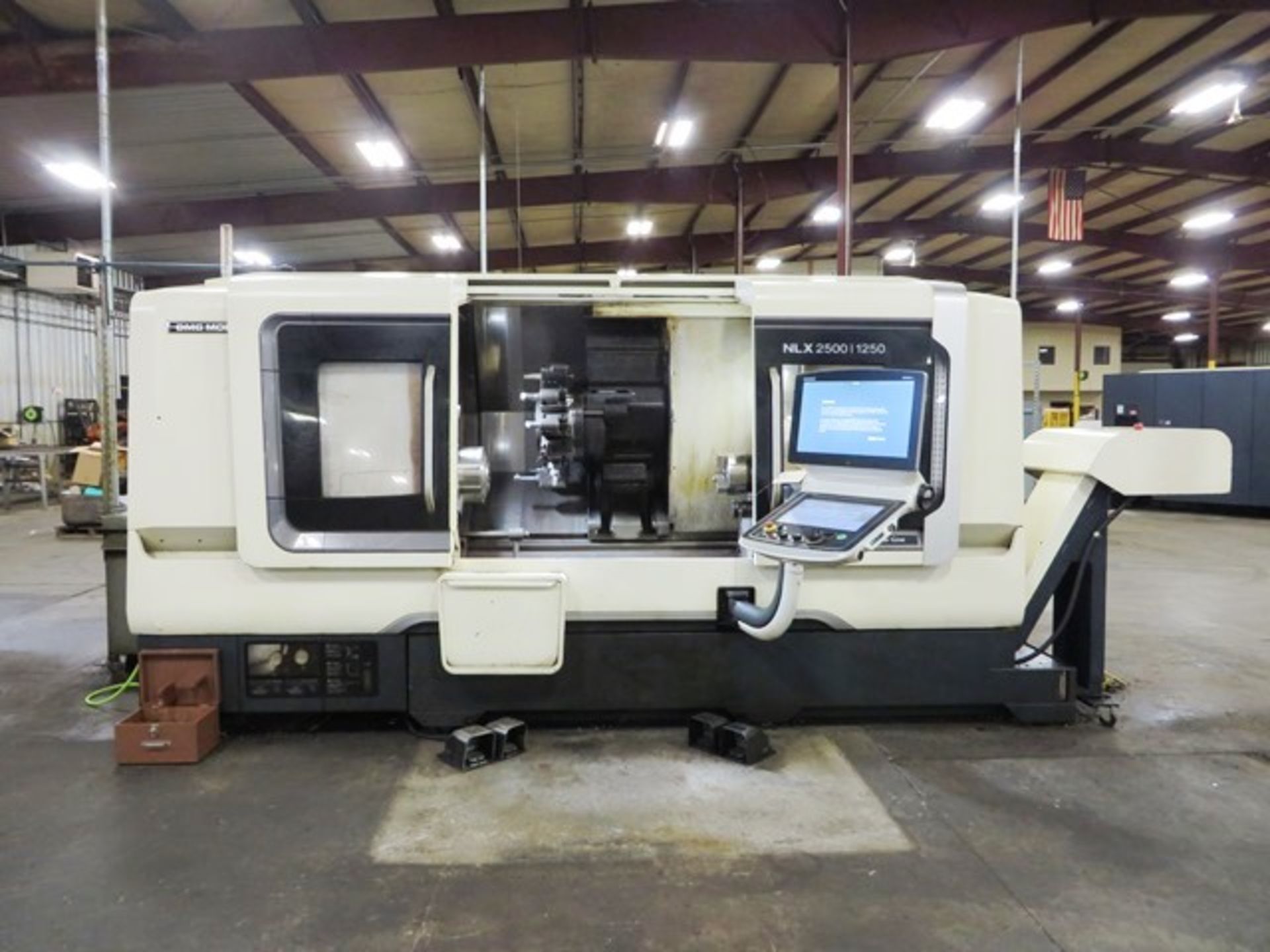 DMG Mori NLX2500/1250 CNC Turning Center with Collet Chuck, Main Spindle 8'' 3-Jaw Chuck, Sub