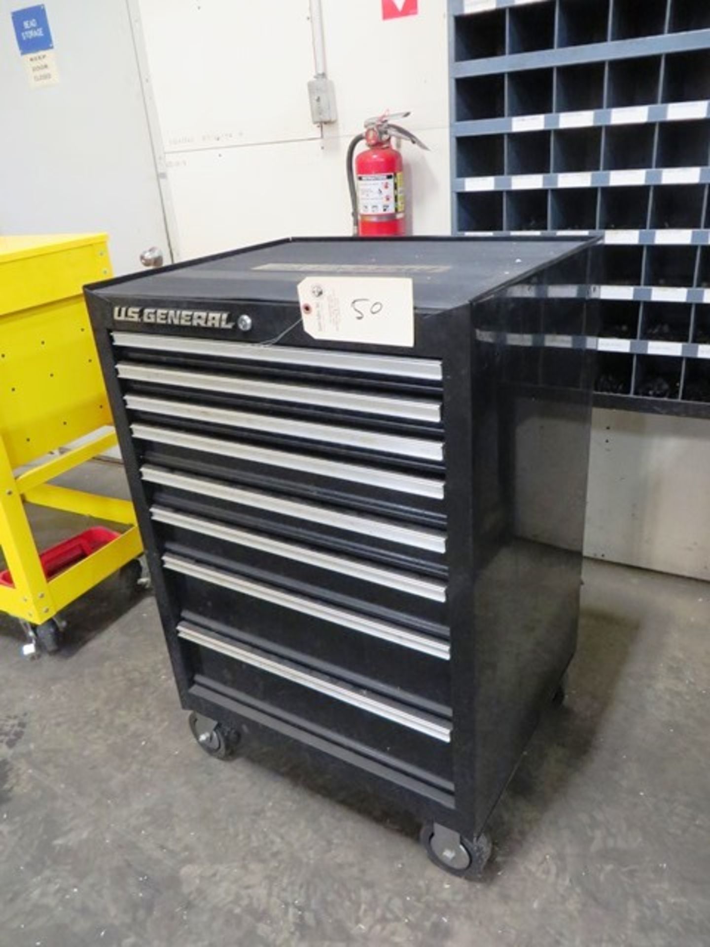 US General 8 Drawer Portable Toolbox