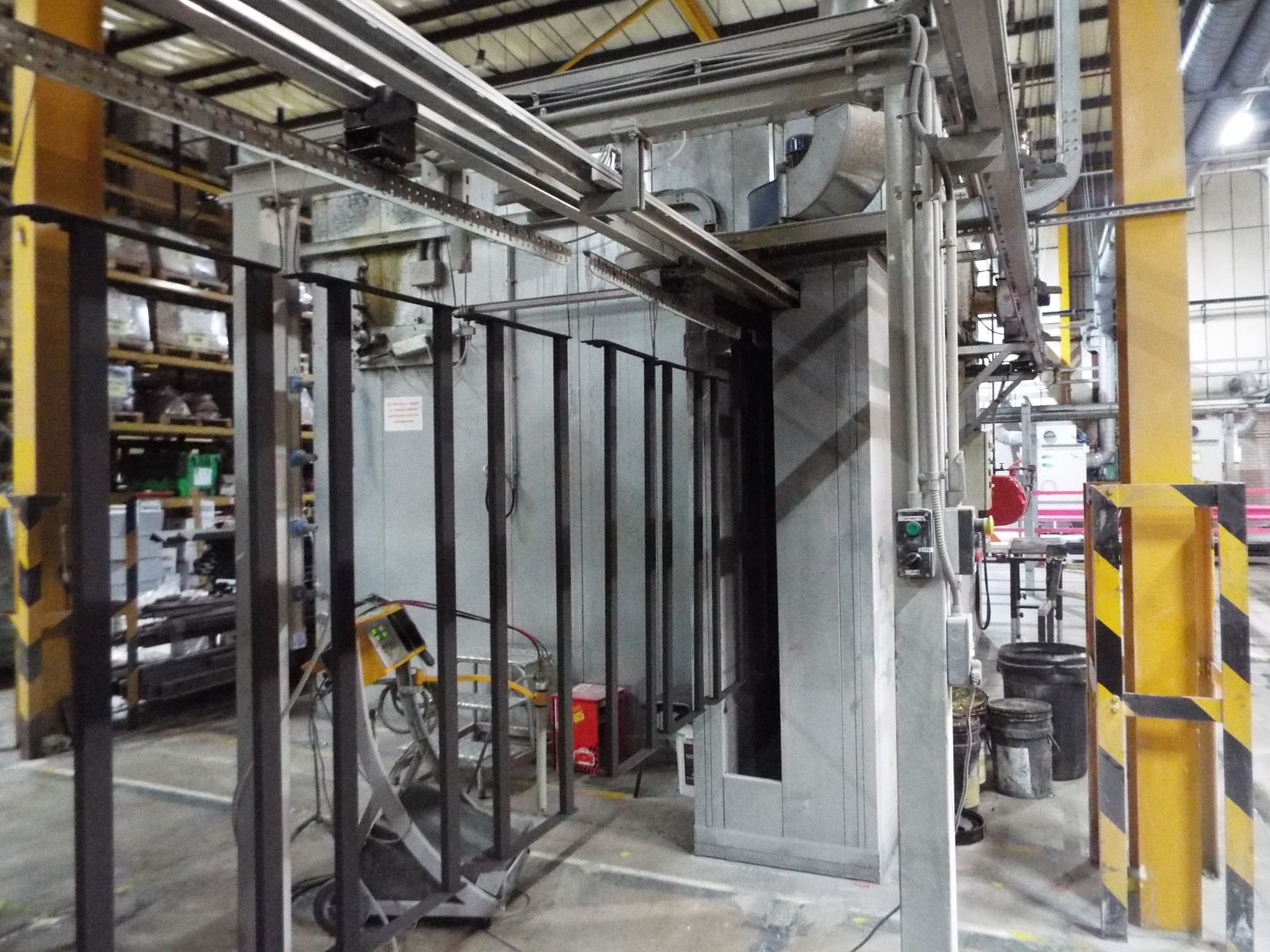 Shuttle Type Fan Assisted Curing Oven & Infeed/Outfeed Overhead Conveyor - Image 2 of 8