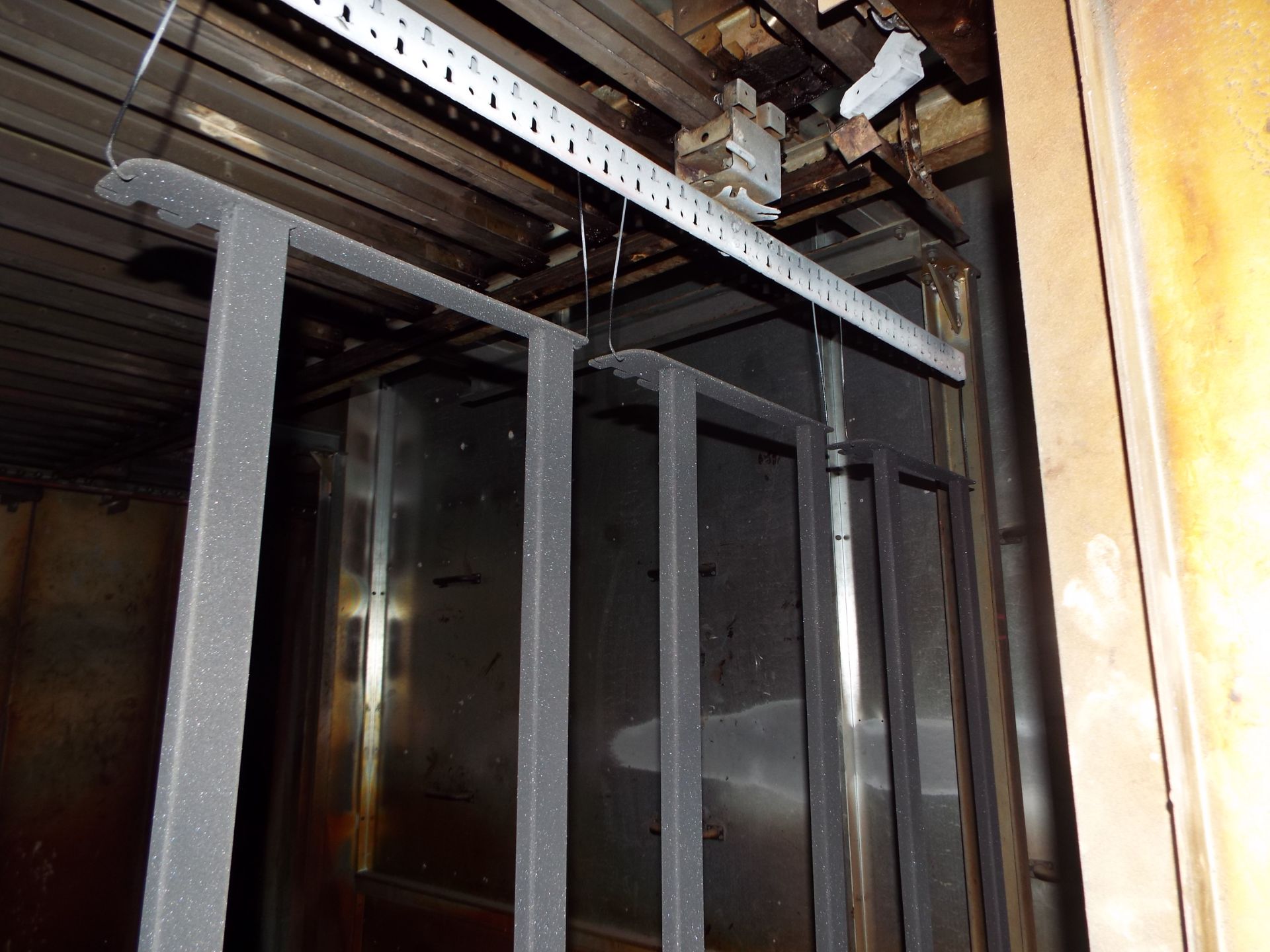 Shuttle Type Fan Assisted Curing Oven & Infeed/Outfeed Overhead Conveyor - Image 6 of 8