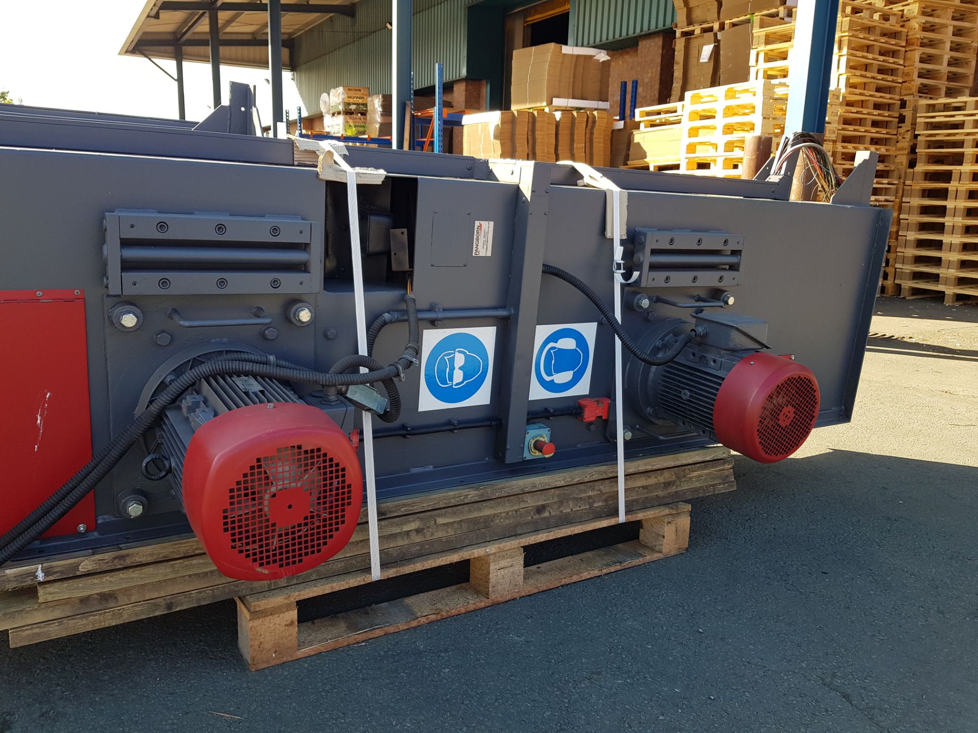 Pangborn/SES "Reborn" Hook Spin Shotblasting Machine cw Reverse Jet Dust Extractor and Steelwork - Image 11 of 65