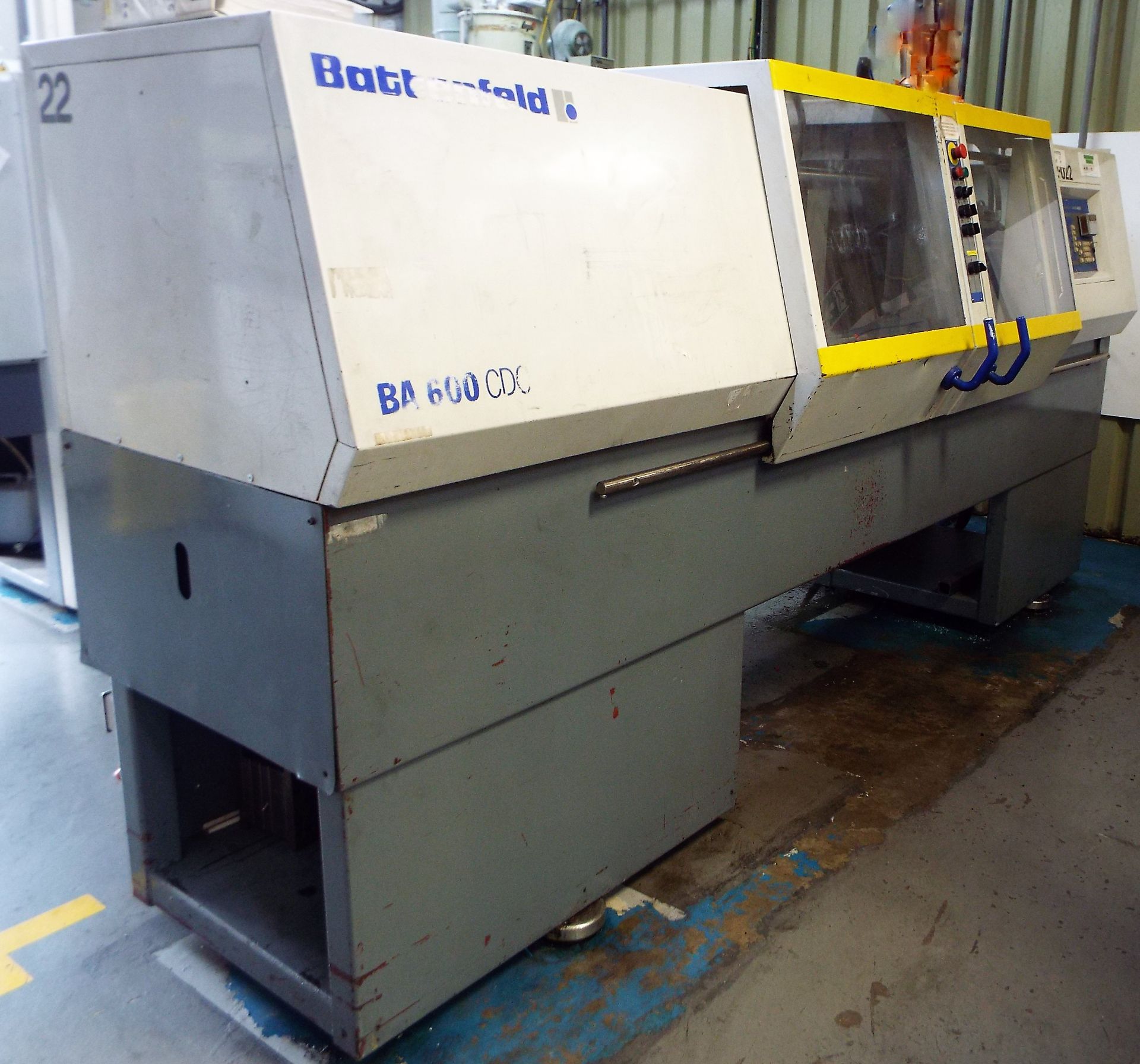 This is for a used Battenfeld BA600 CDC Plus Plastic Injection Moulding Machine cw Unilog 4000B