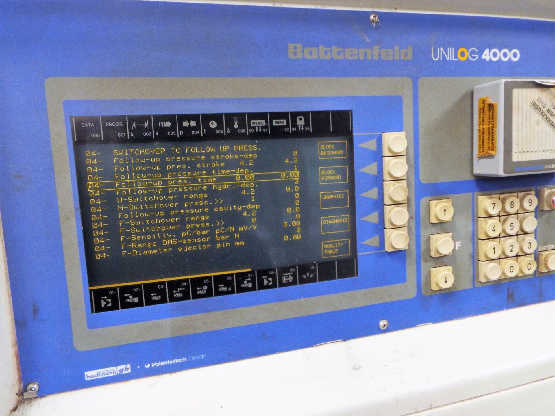 Battenfeld BA500 CD Plus Plastic Injection Moulding Machine cw Unilog 4000 Operating System. - Image 5 of 18