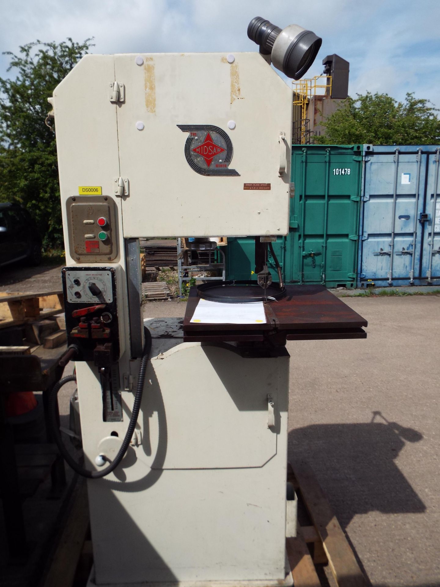 Midsaw Minor Toolroom Vertical Bandsaw - Image 5 of 20