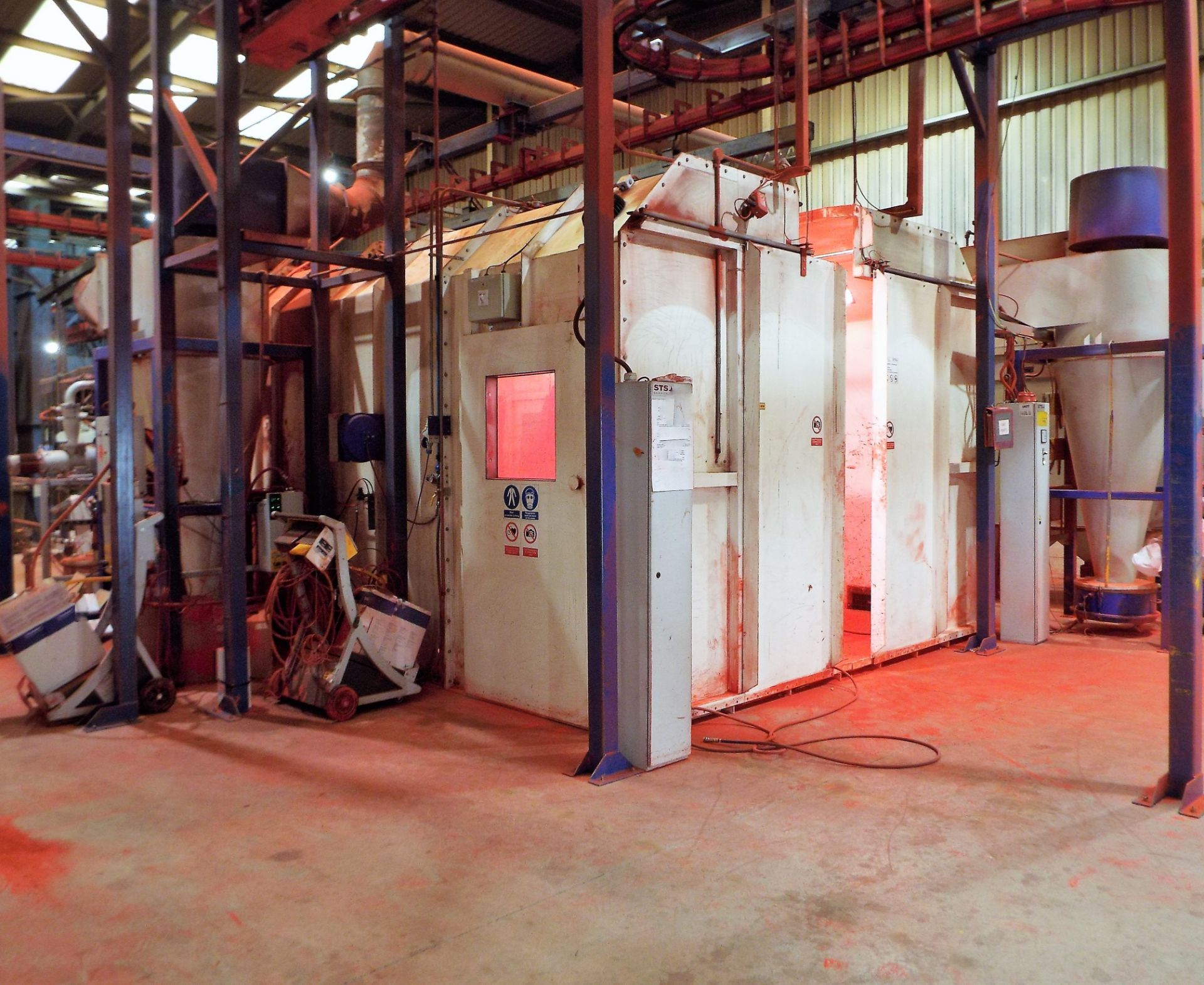 Powder Coating Application Cabin & Supporting Equipment