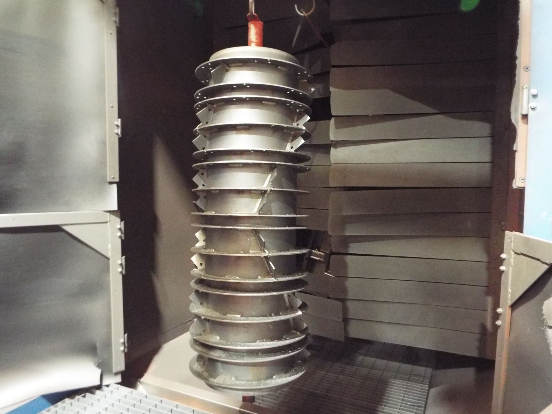 SES (Now Pangborn) 8 Wheel Shot Blasting Machine cw Reverse Jet Dust Filter - Image 18 of 24