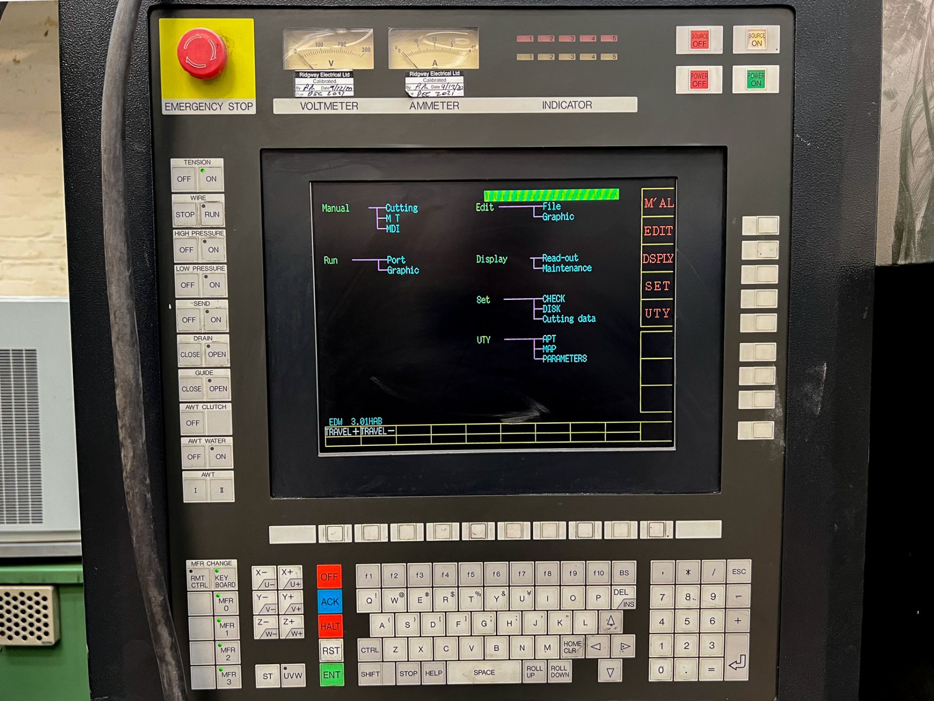 Fine Sodick A530D-V2 Wire Cut-EDM Electro Discharge Machine cw EX20 NC Control - Image 2 of 15