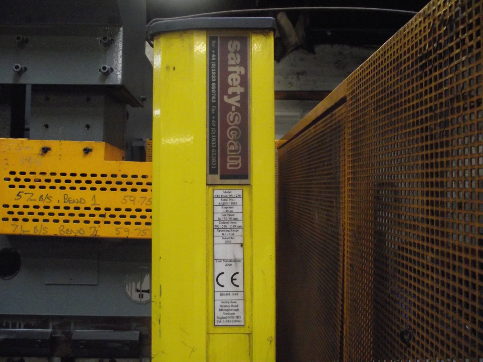 Kingsland Hydraulic Press Brake cw Existing Tooling & Light Detection - Image 10 of 15