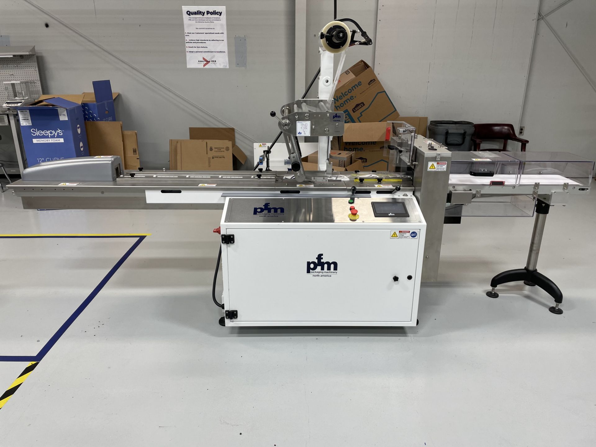 N95 Capable Mask Machine & PFM Hawk flow wrapper - Image 144 of 202