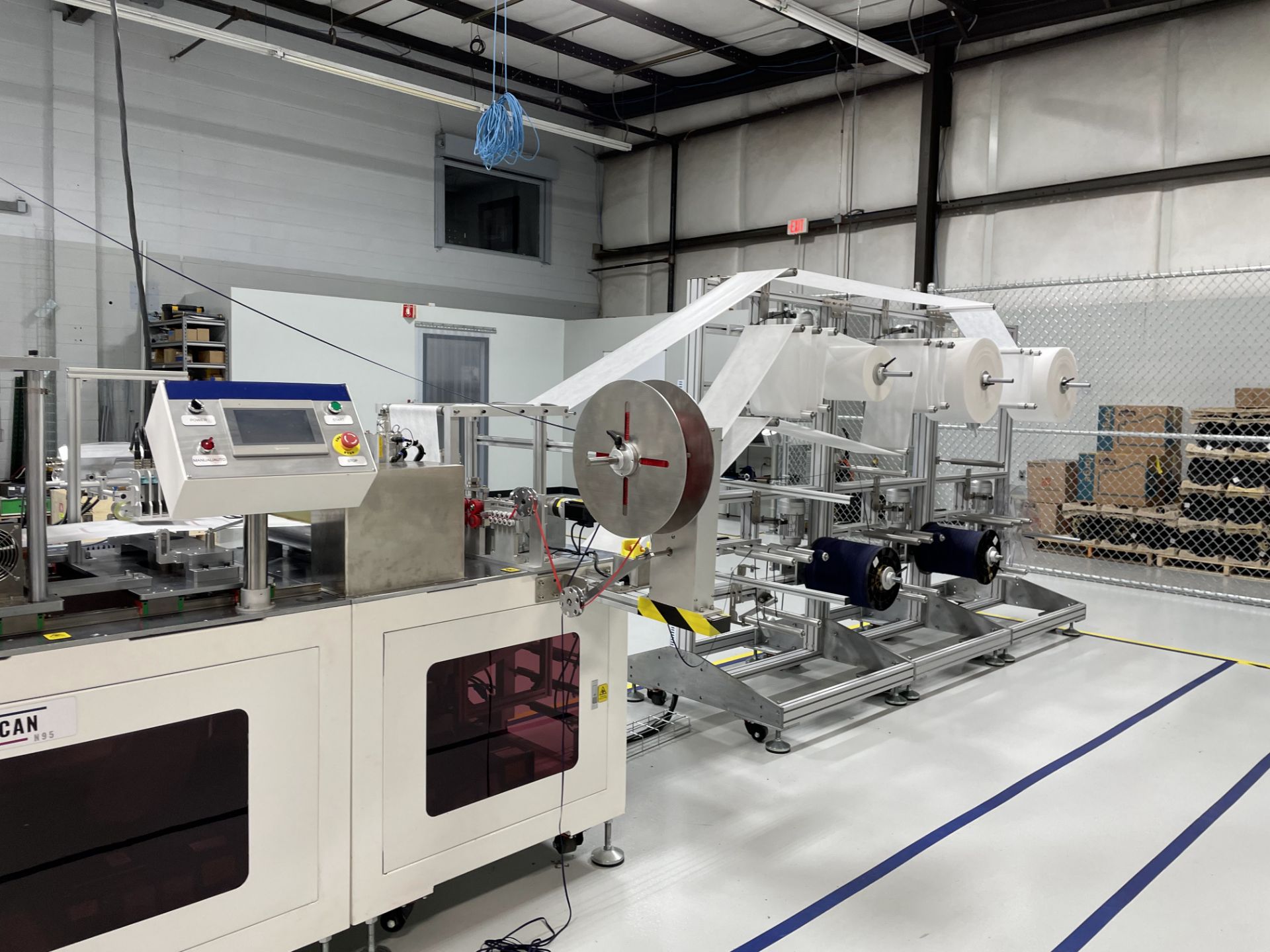 N95 Capable Mask Machine & PFM Hawk flow wrapper - Image 134 of 202