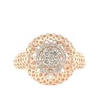 14K ROSE G 3.59G DIAMOND RING 0.35 CT CERTIFICATION NONE - RNG20406