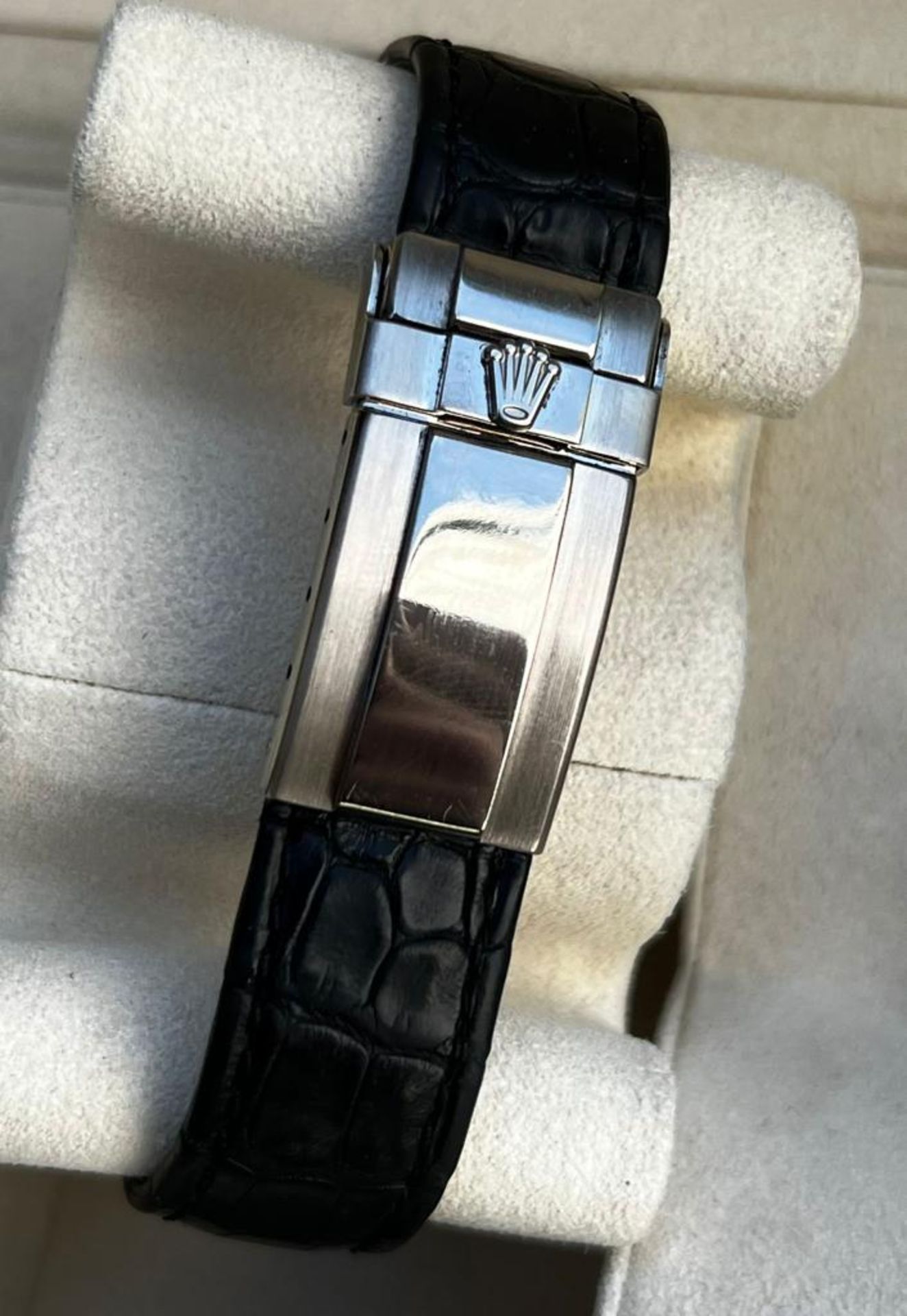 ROLEX DAYTONA FULL SET White gold chronograph, ref. 16519 - A170620. Year 2000. Case 40 mm. black - Bild 13 aus 15