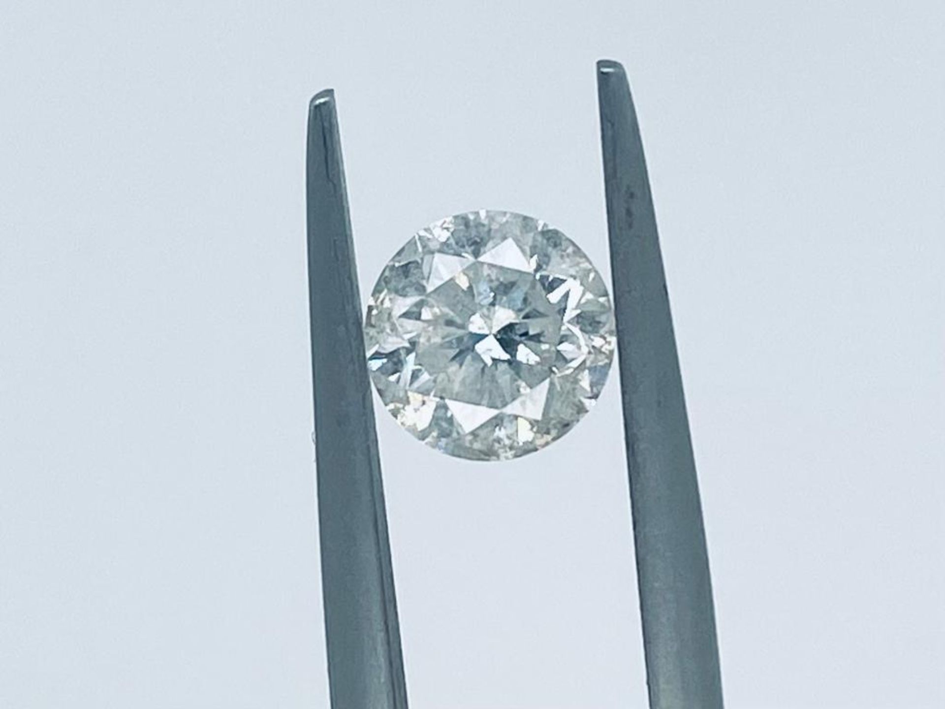 1 DIAMOND 1,32 CT G - I2 - SHAPE BRILLANT - CERT ID - C20410-2 - Bild 2 aus 3