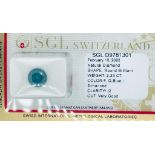 1 DIAMOND 2,23 CT FANCY DEEP BLUE (DIAMOND COLOR ENHANCED - I2 - SHAPE BRILLANT - CERT SGL -