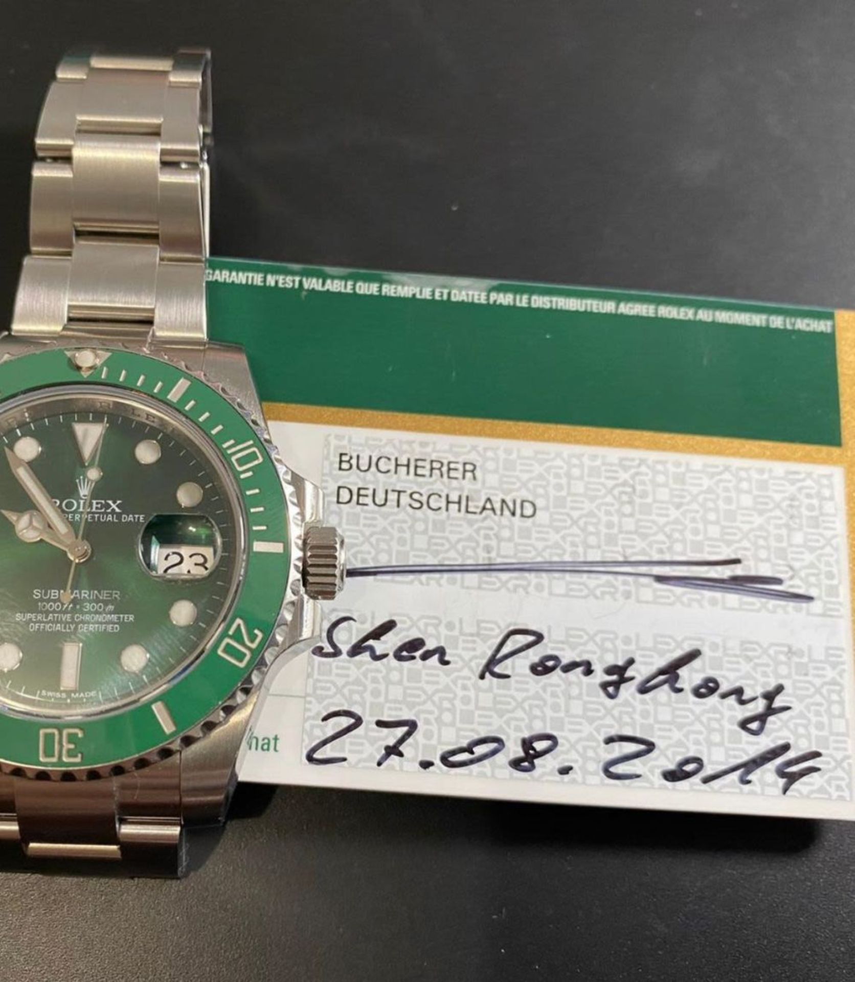 ROLEX SUBMARINER HULK FULL SET WATCH - Bild 10 aus 13